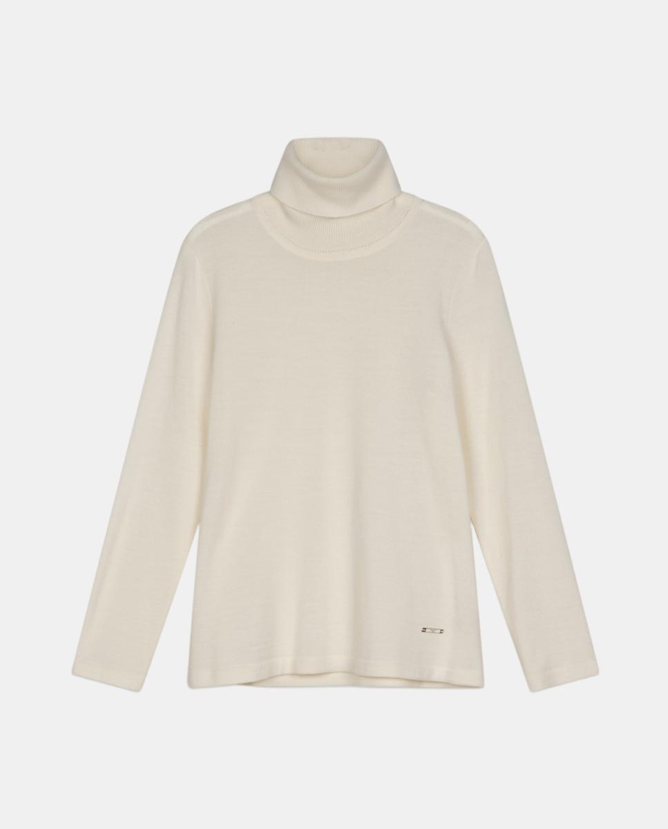 Imagen 6 de Jersey de mujer con cuello y corte entallado - Naulover - Crudo Crudo