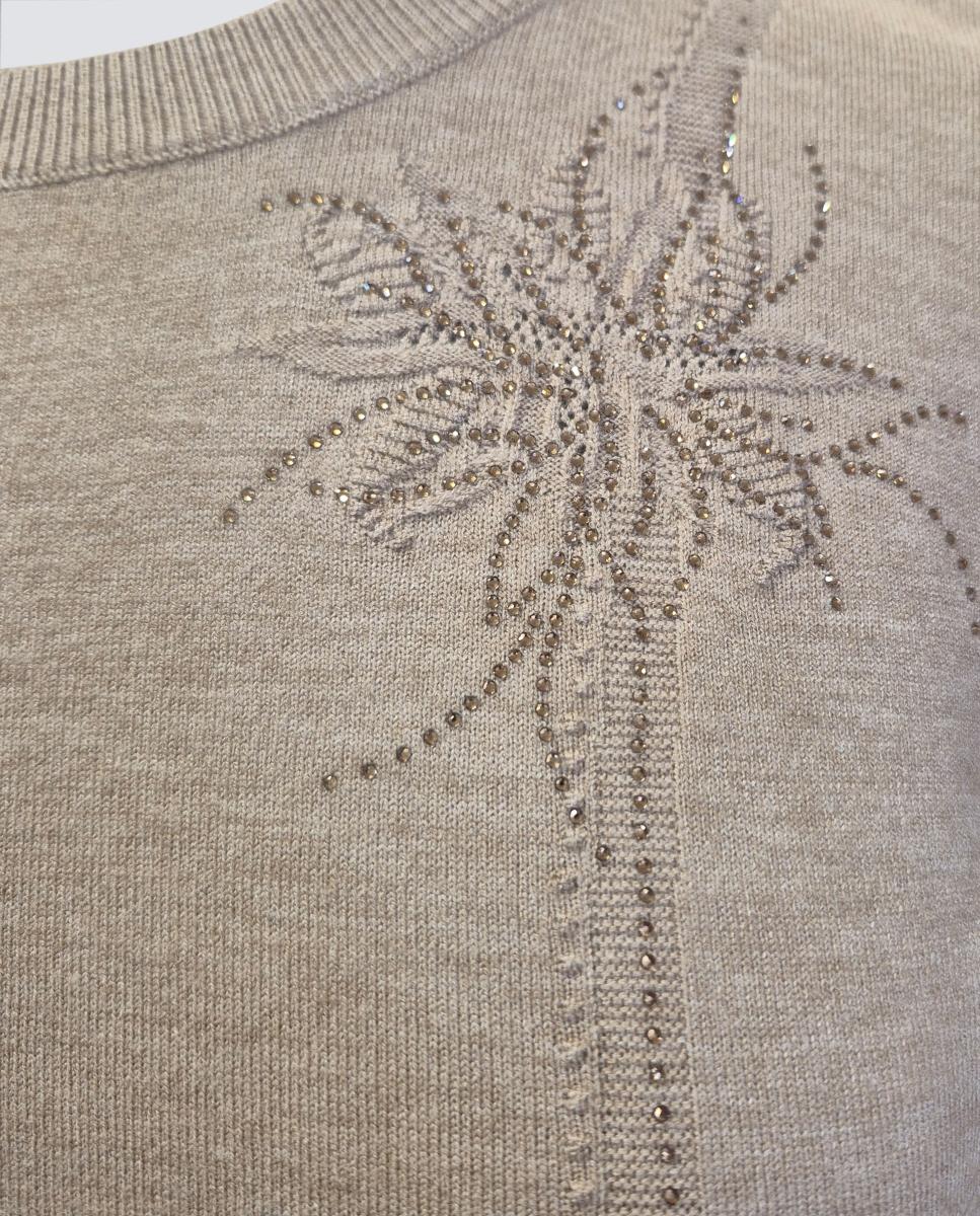 Imagen 4 de Jersey de mujer manga larga liso - Zermatt - Beige Beige