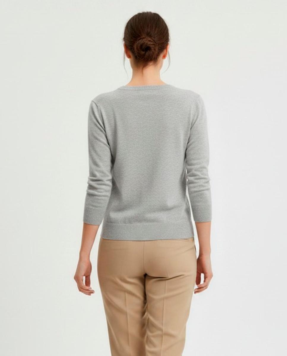 Imagen 2 de Jersey de mujer manga larga liso - Zermatt - Gris Gris