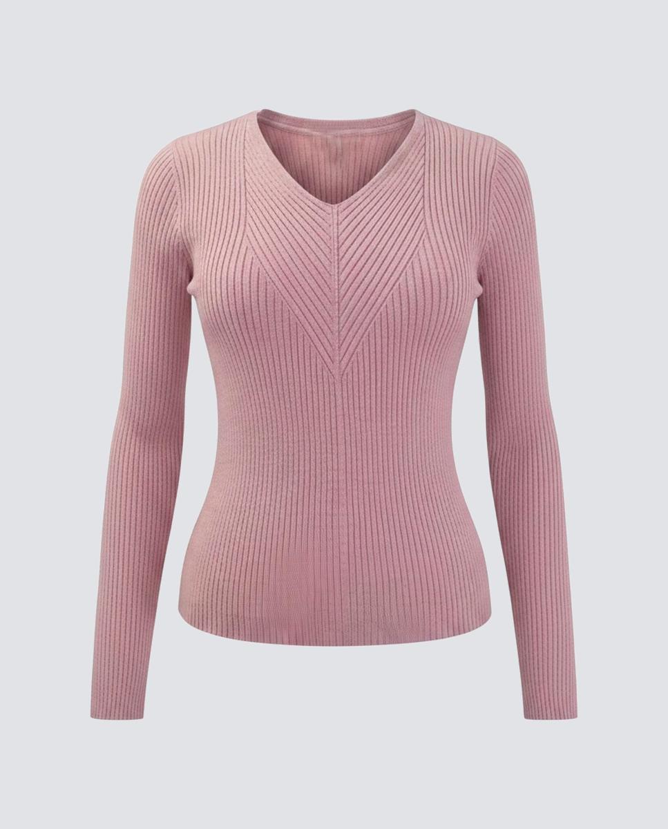Jersey de mujer manga larga liso - Zermatt - Rosa Rosa-2
