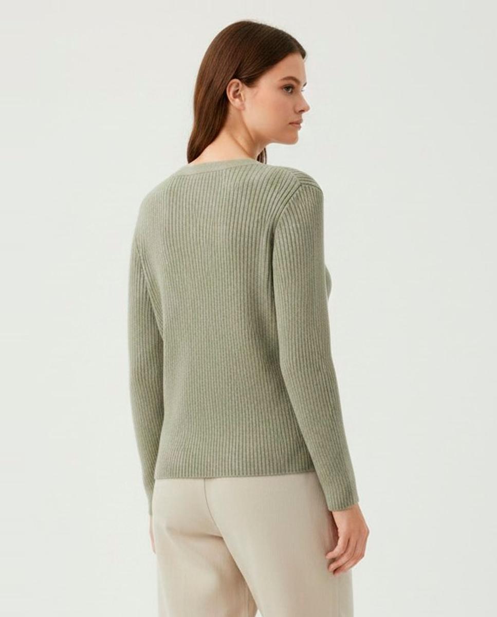 Jersey de mujer manga larga liso - Zermatt - Verde Verde-2