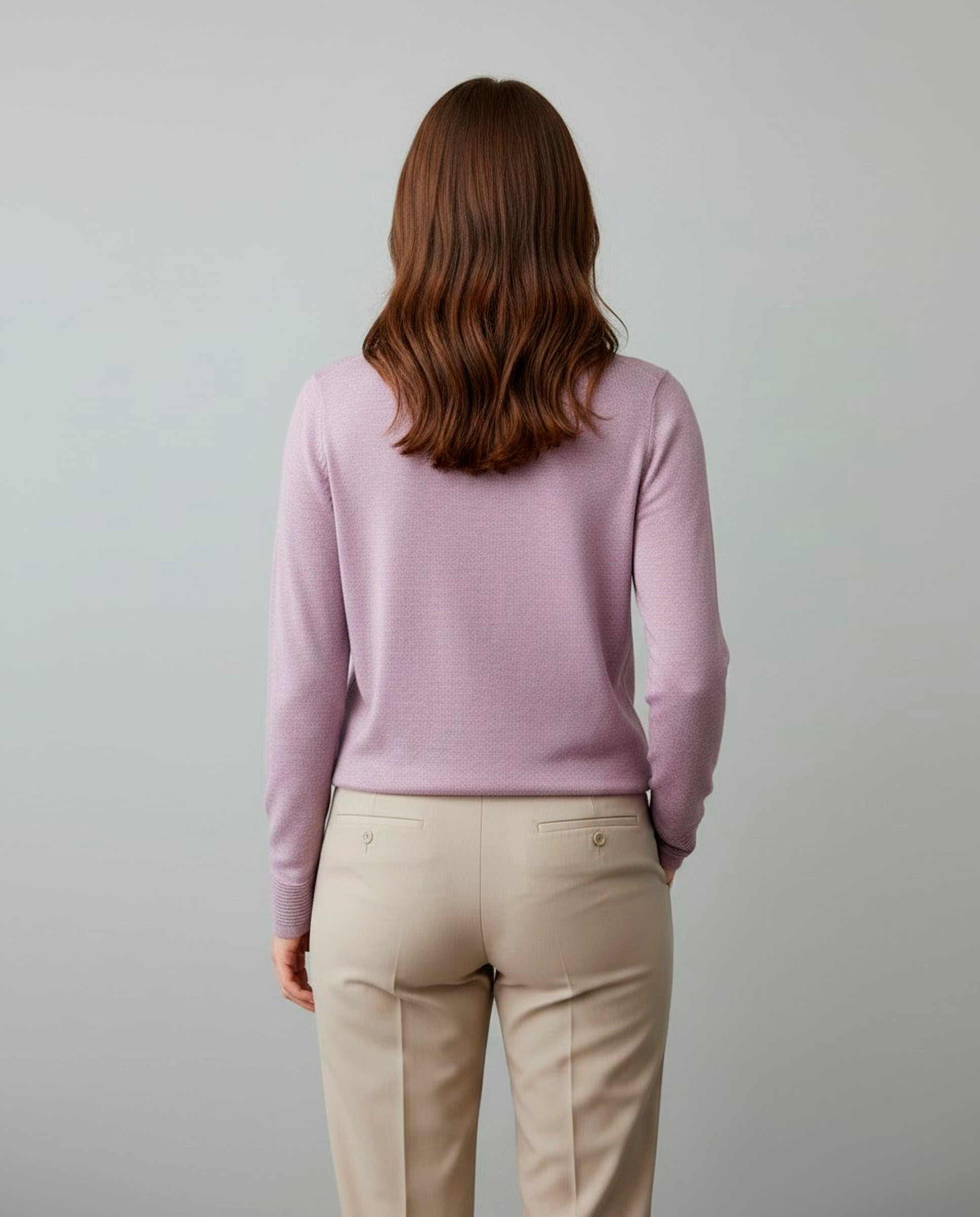 Jersey de mujer manga larga liso - Zermatt - Morado Morado-2