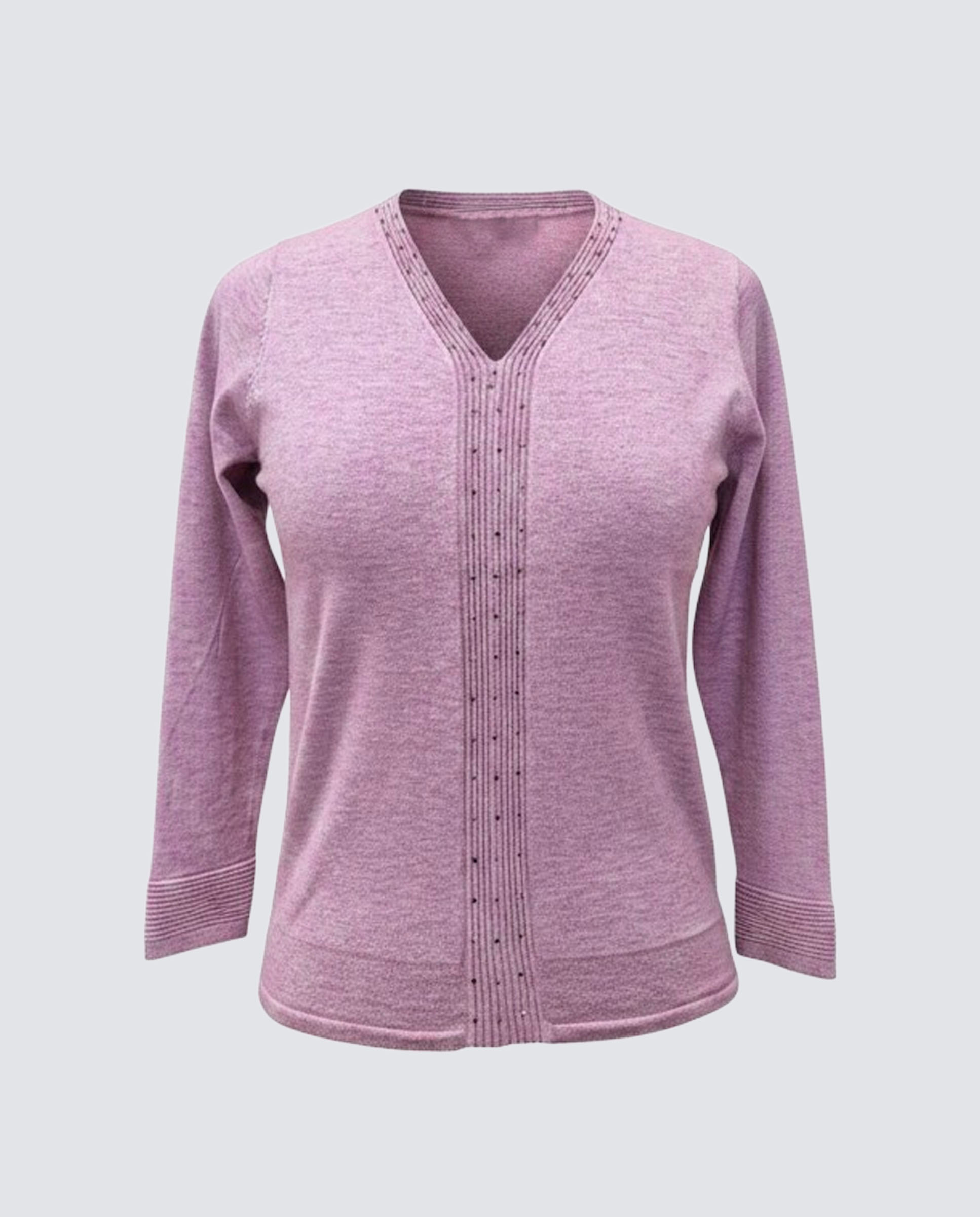 Jersey de mujer manga larga liso - Zermatt - Morado Morado-4
