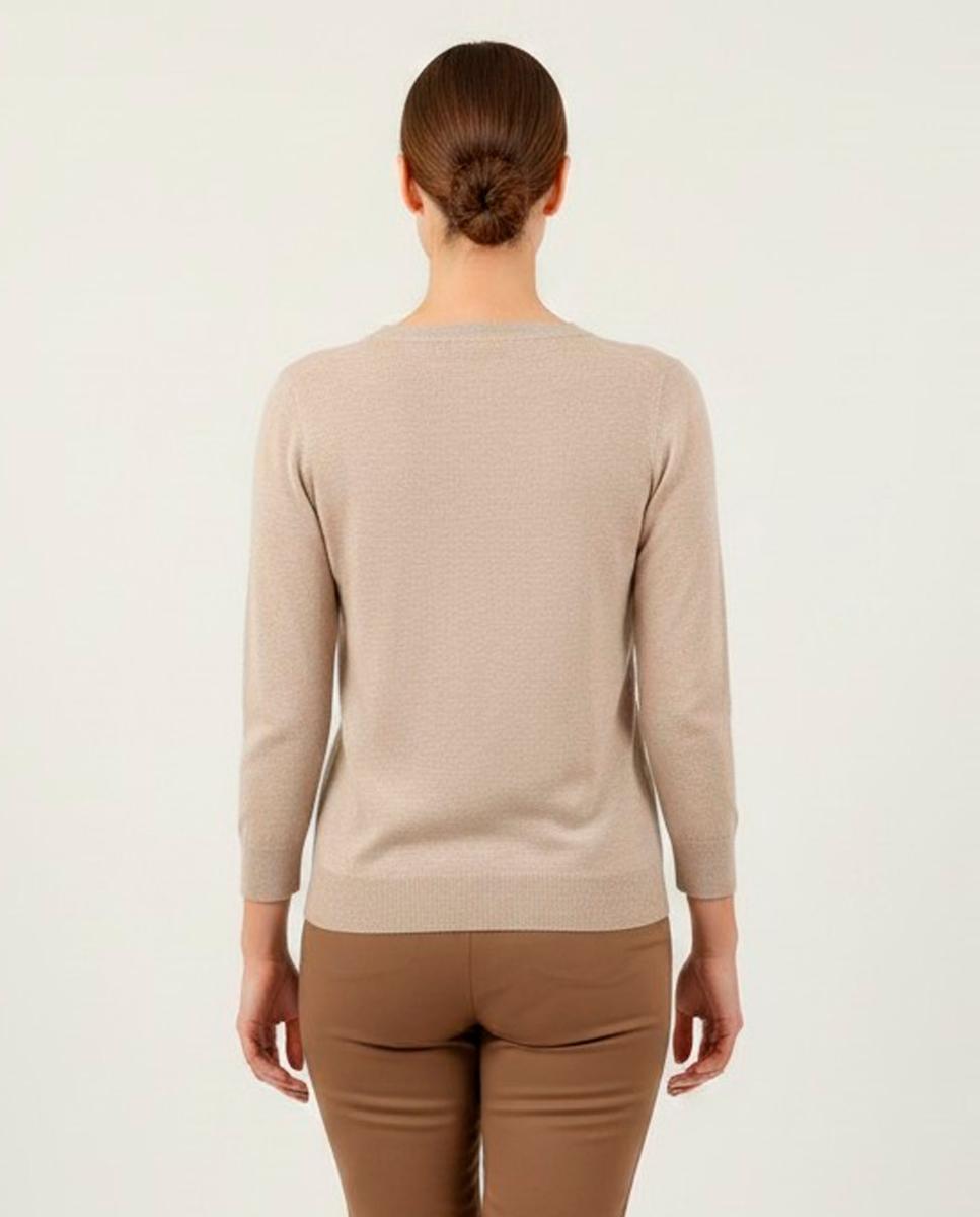 Jersey de mujer manga larga liso - Zermatt - Beige Beige-2