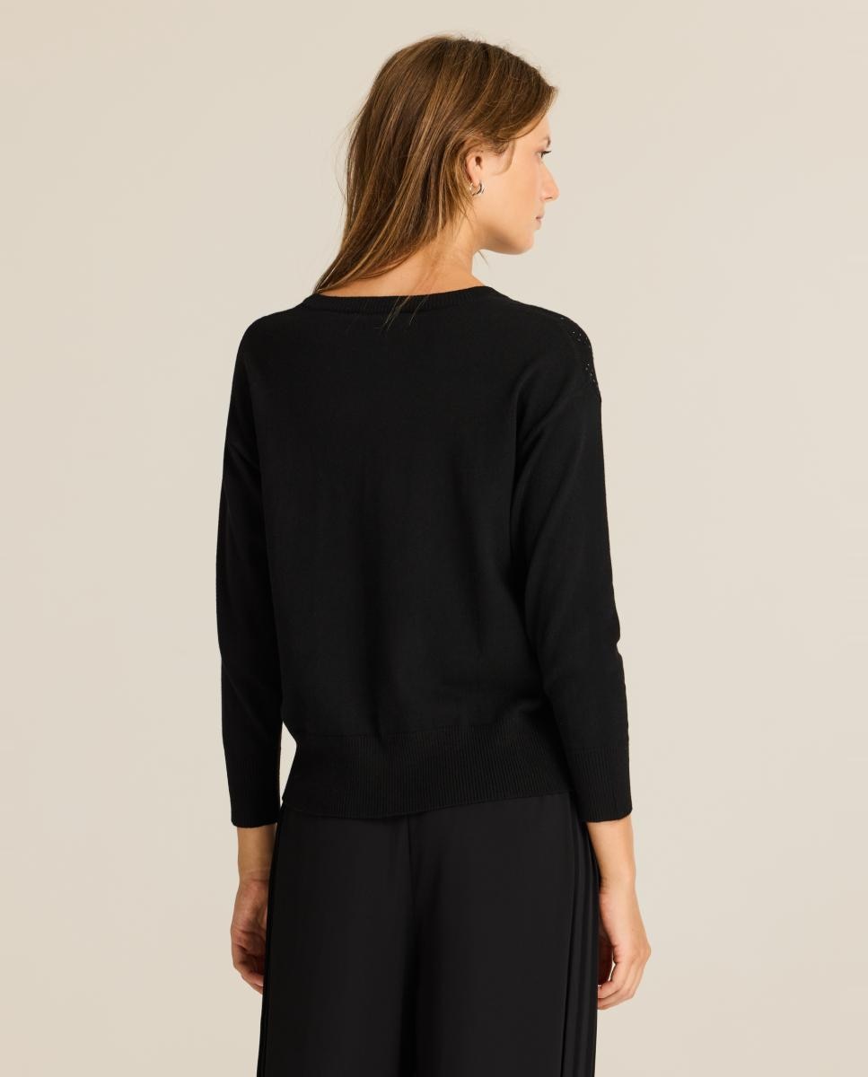 Jersey de mujer detalle hotfix - Escorpion - Negro Negro-2