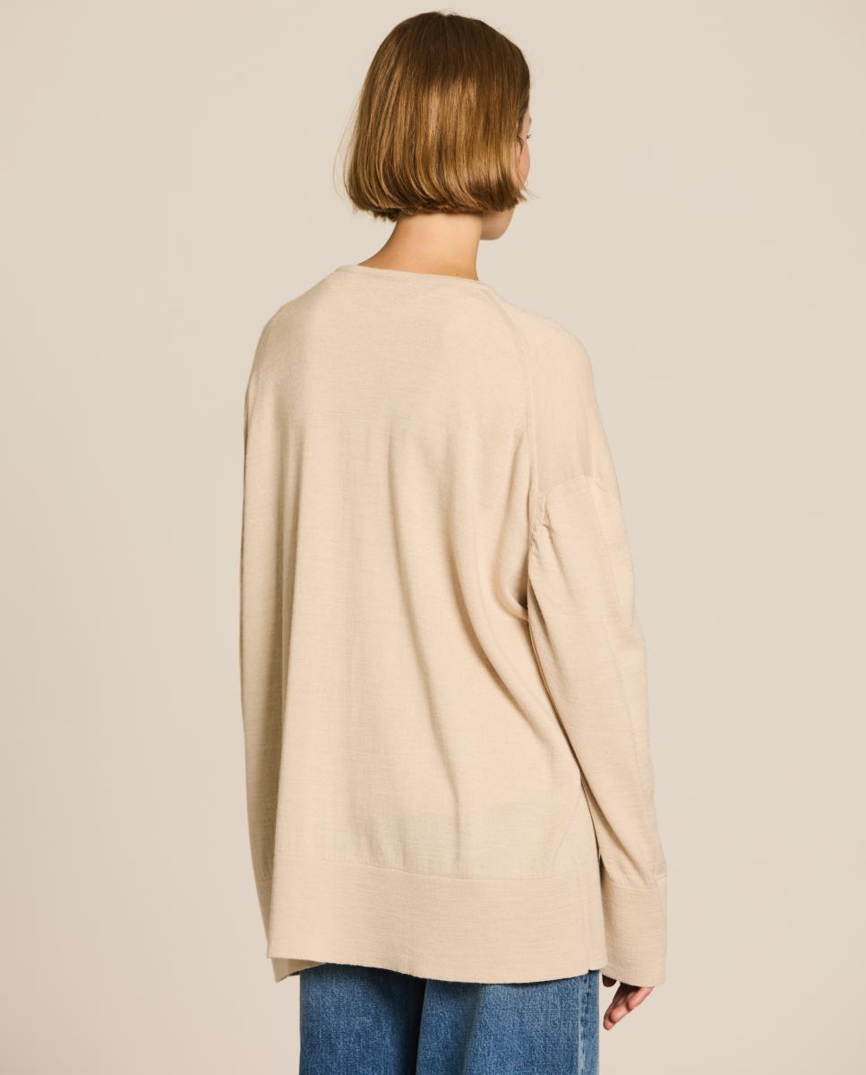 Imagen 2 de Jersey de mujer punto holgado - Escorpion - Beige Beige