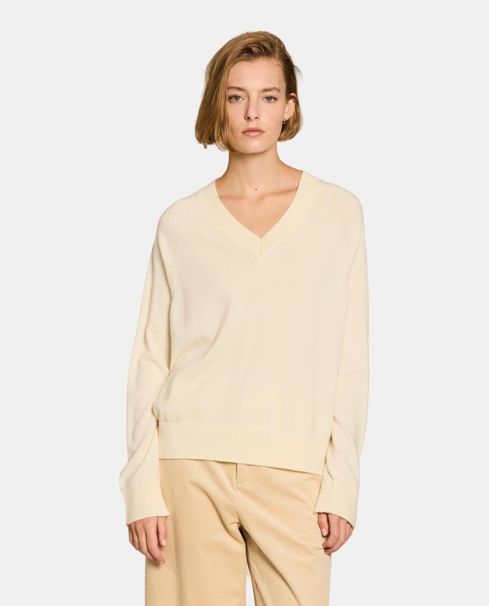 Imagen 1 de Jersey de mujer punto merino - Escorpion - Crudo Crudo