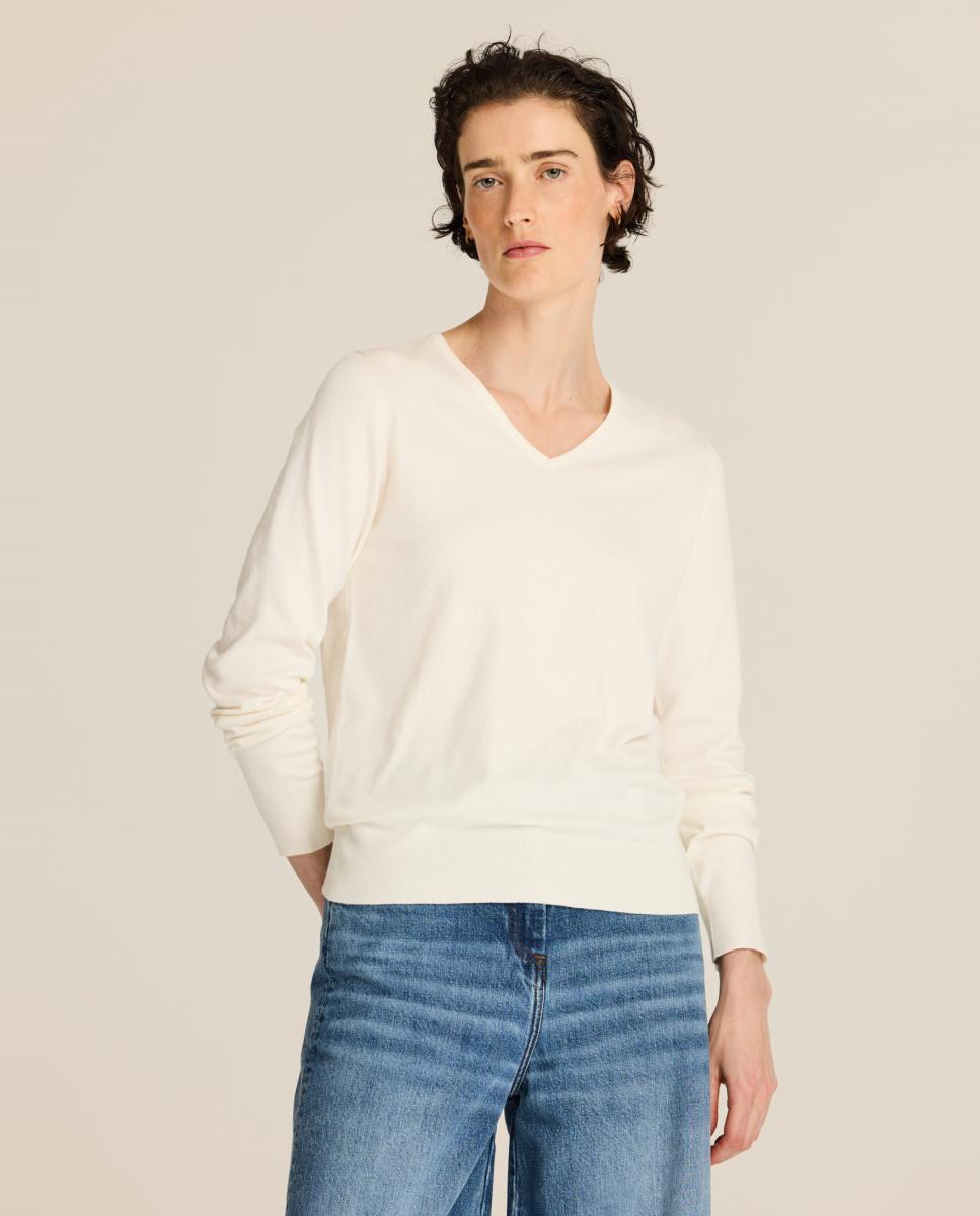Jersey de mujer viscosa pico - Escorpion - Crudo Crudo-1