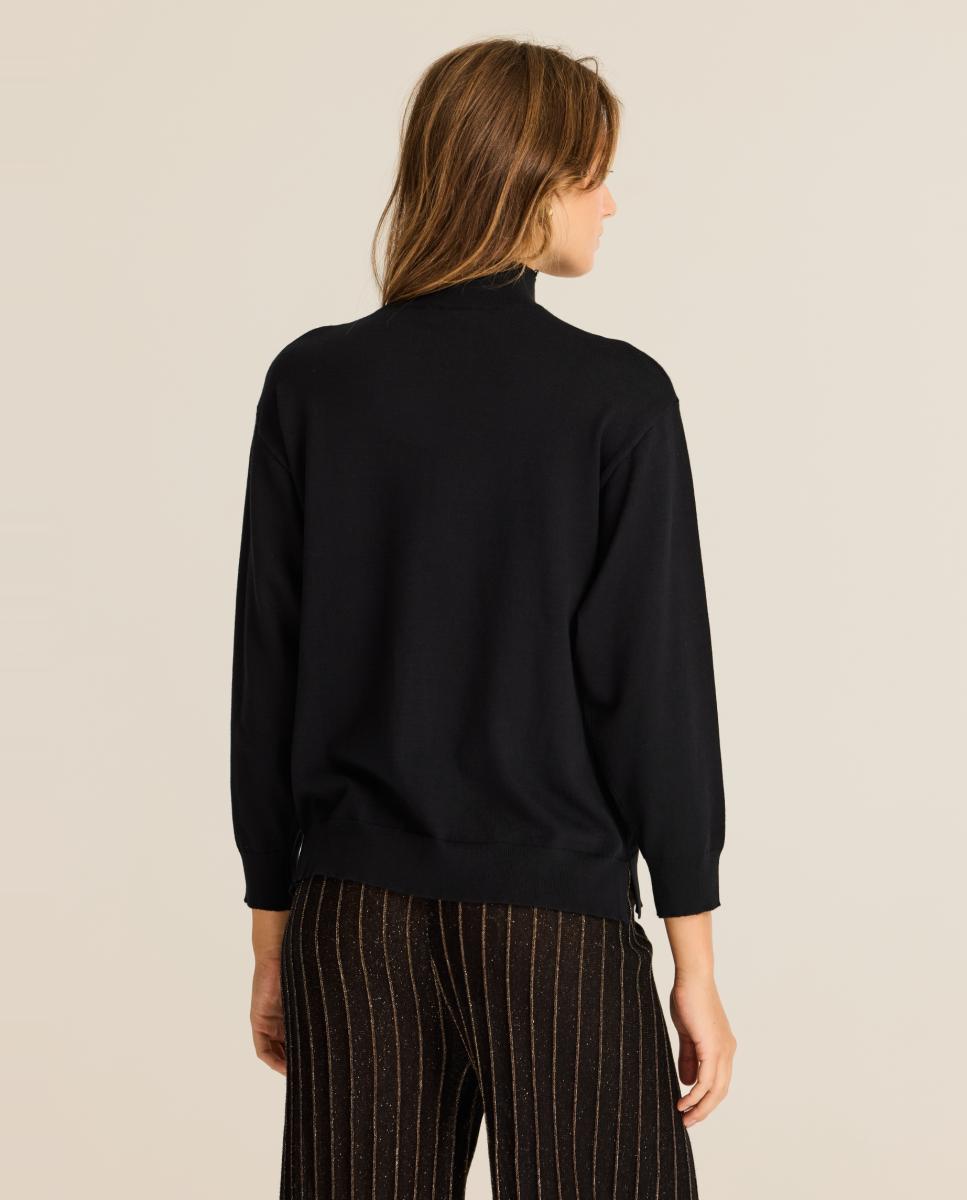 Jersey de mujer viscosa perkins - Escorpion - Negro Negro-2
