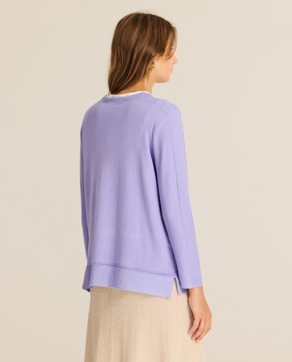 Jersey de mujer detalle hombros - Escorpion - Lila Lila-2
