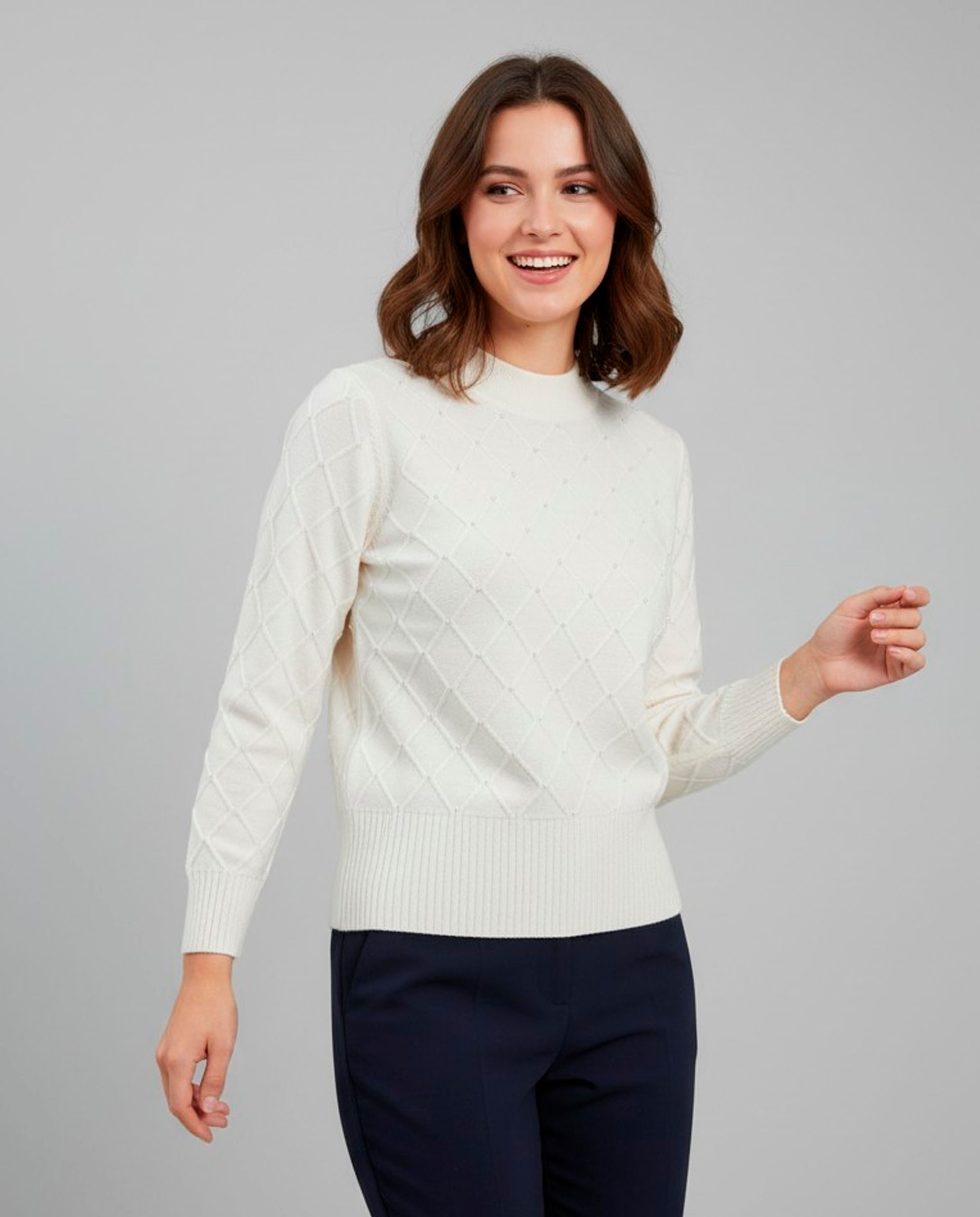Jersey de mujer manga larga liso - Zermatt - Crudo Crudo-1