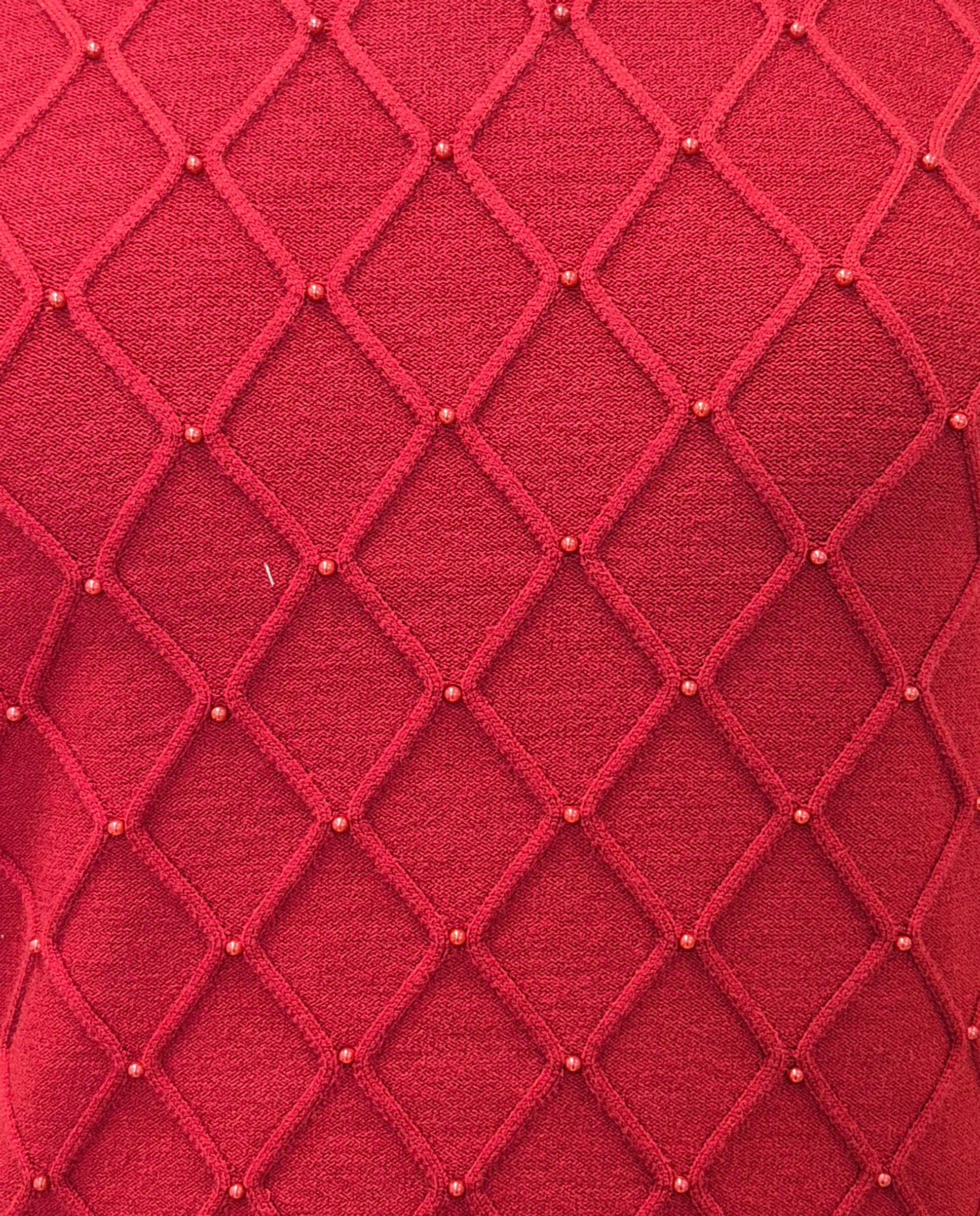 Jersey de mujer manga larga liso - Zermatt - Rojo Granate Rojo Granate-3