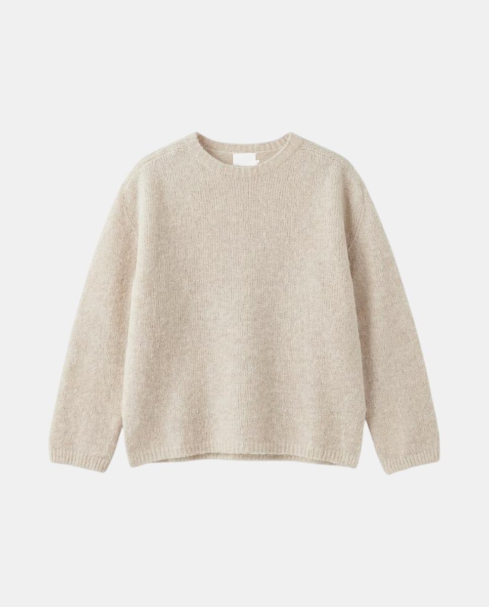 Jersey de mujer mohair cuello caja - Indi & Cold - Crudo Crudo-4