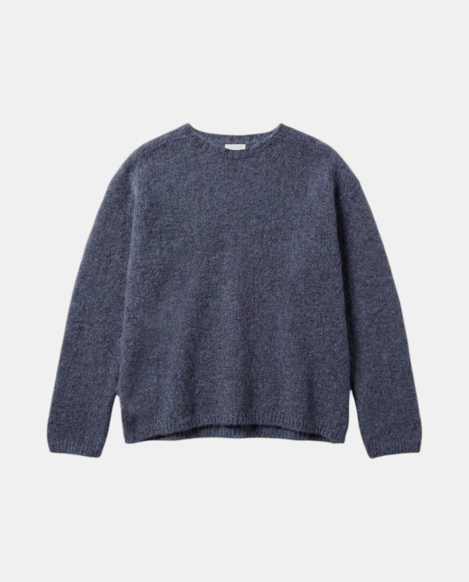 Jersey de mujer mohair cuello caja - Indi & Cold - Azul marino Azul marino-4