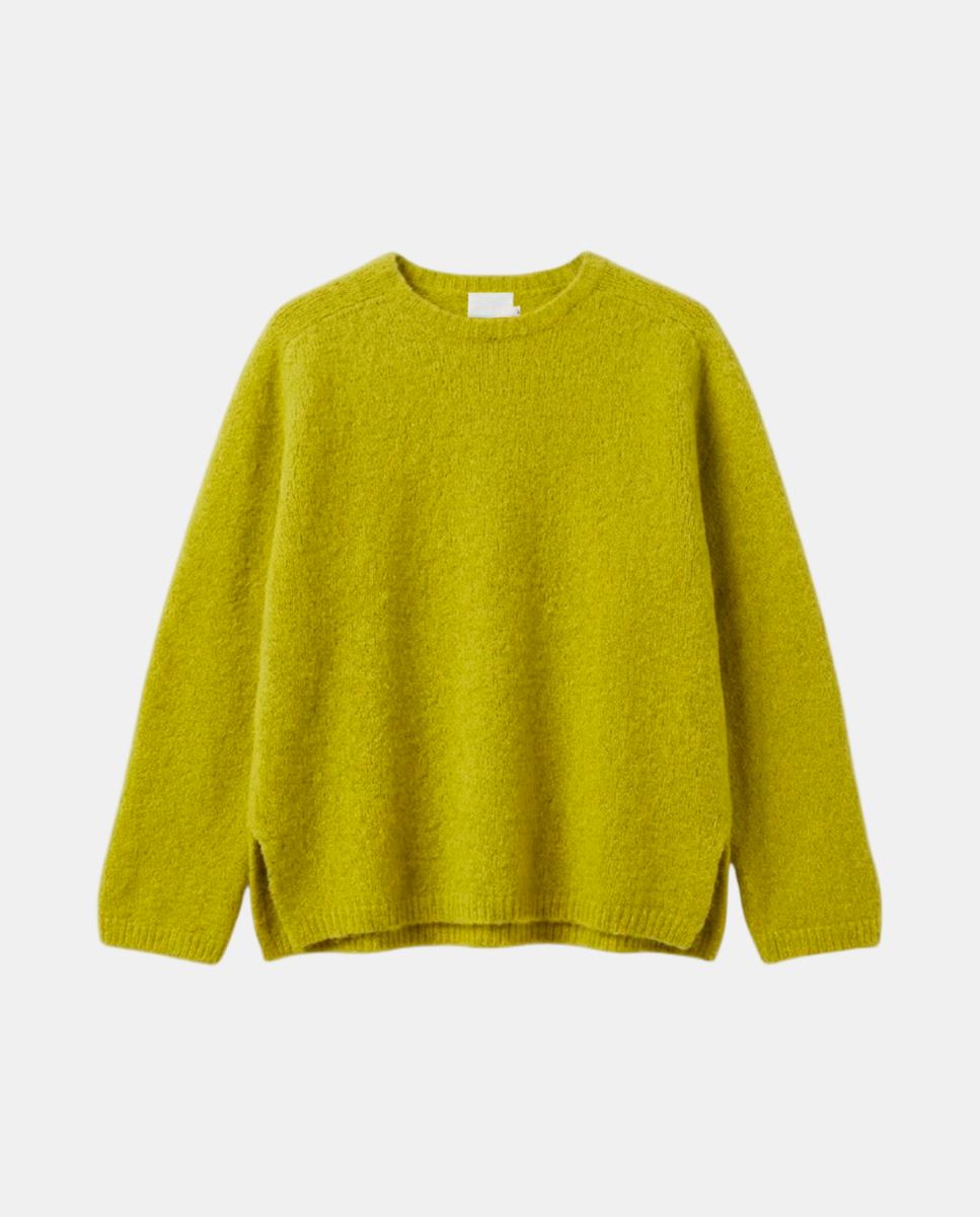 Jersey de mujer mohair cuello caja - Indi & Cold - Verde Verde-3