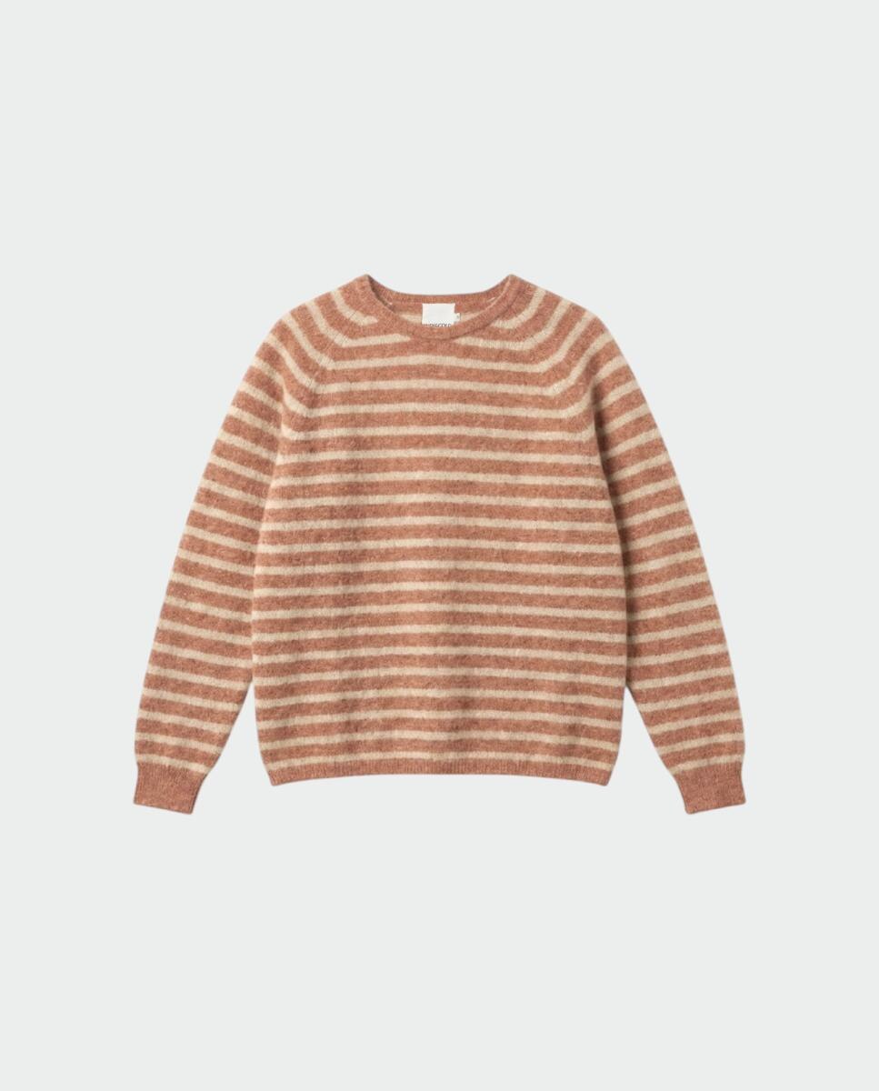 Jersey de mujer punto rayas sisa raglán - Indi & Cold - Rosa Rosa-4