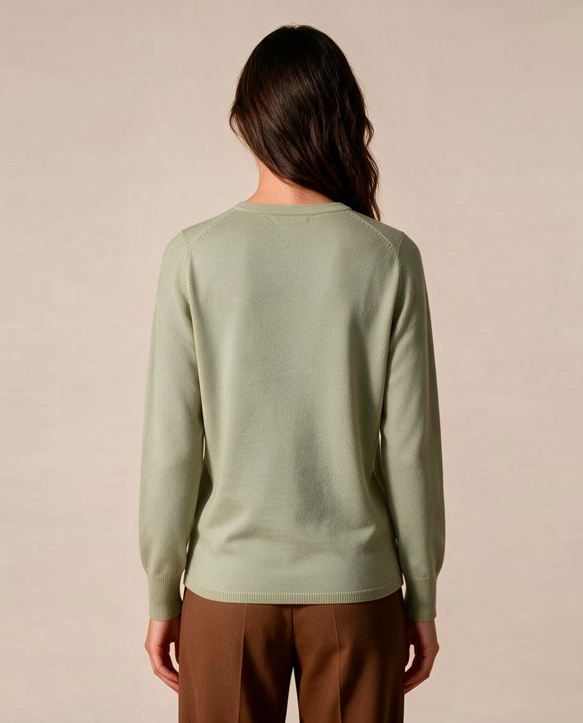 Jersey de mujer manga larga liso - Zermatt - Verde Verde-2