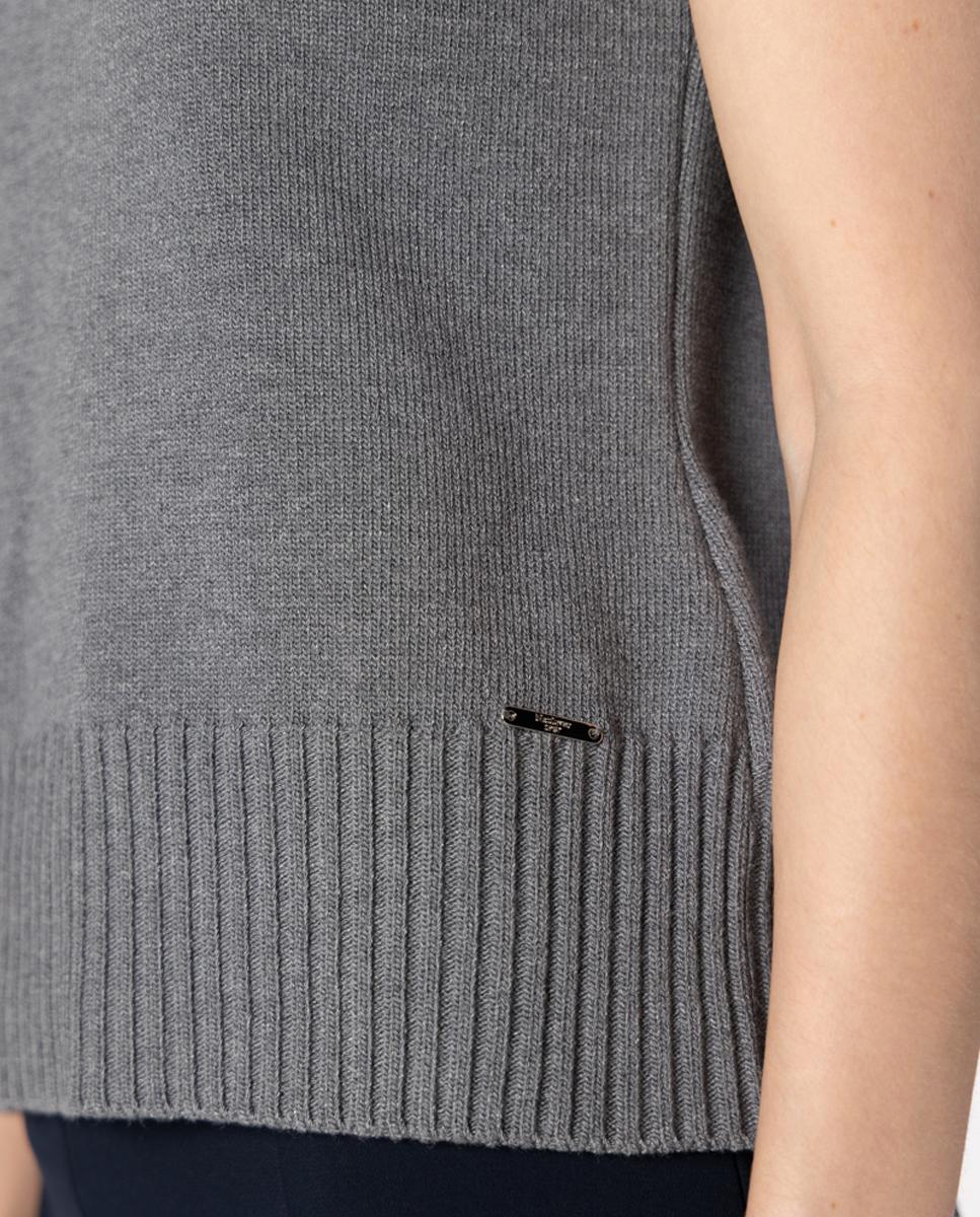 Conjunto de mujer punto con detalle de cadena. - Naulover - Gris Gris-11
