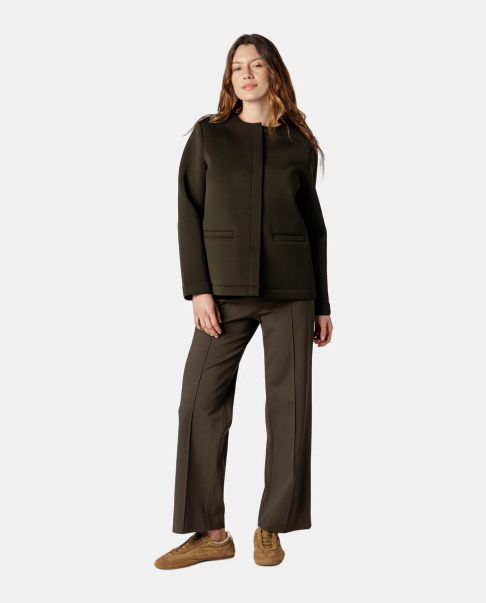 Chaqueta de mujer de neopreno - Naulover - Verde oscuro Verde oscuro-3