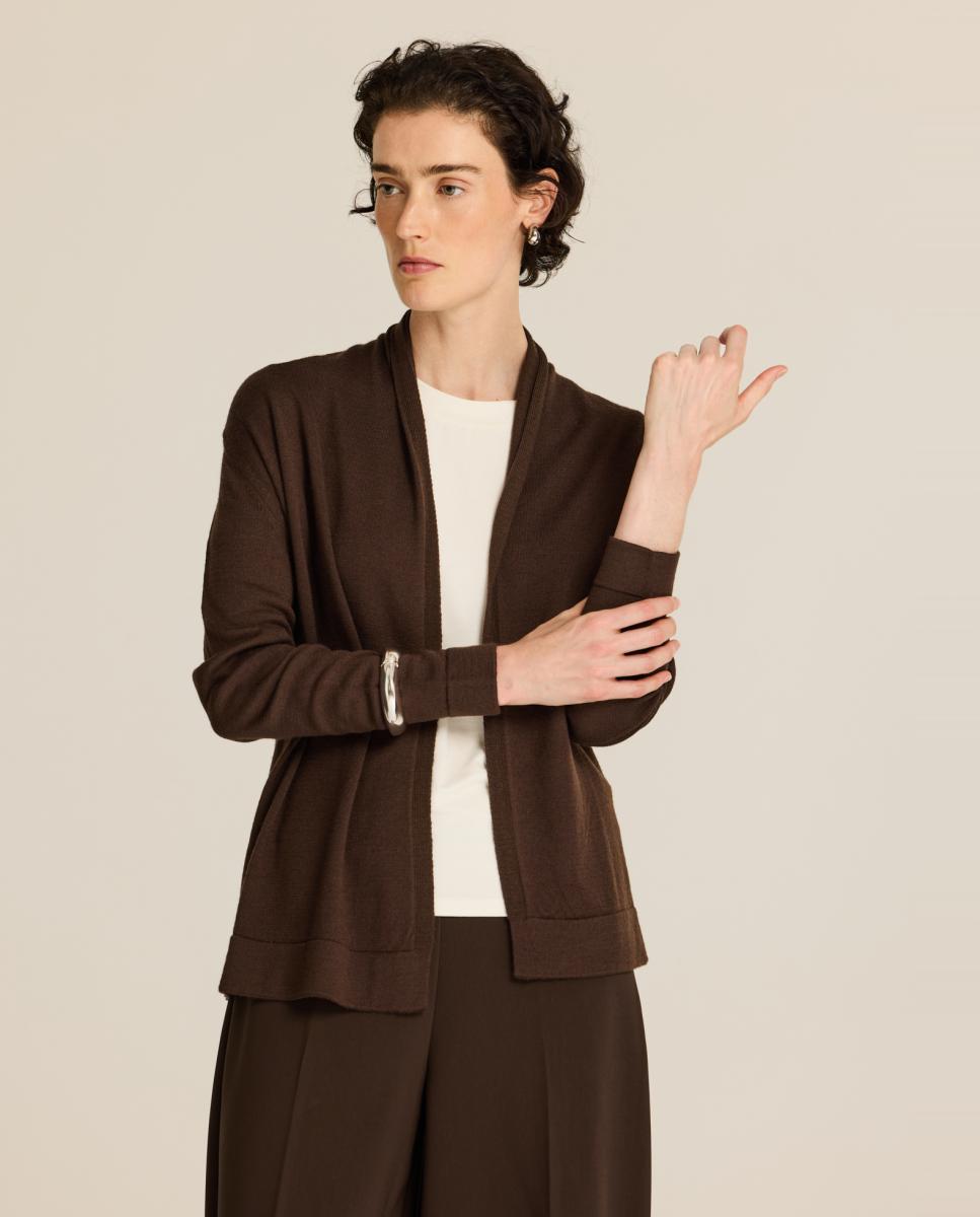Imagem 0 de Cardigan de Malha de Lã