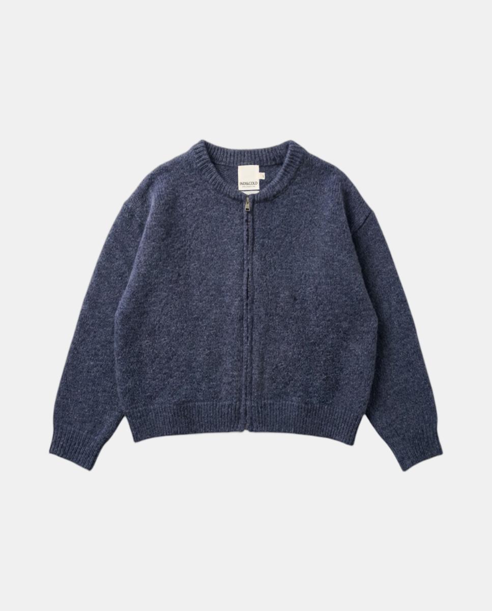 Imagen 3 de Chaqueta de mujer mohair tipo bomber - Indi & Cold - Azul marino Azul marino