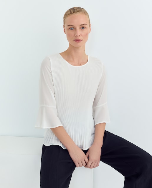 Imagen 0 de Blusa de mujer lisa manga 3/4