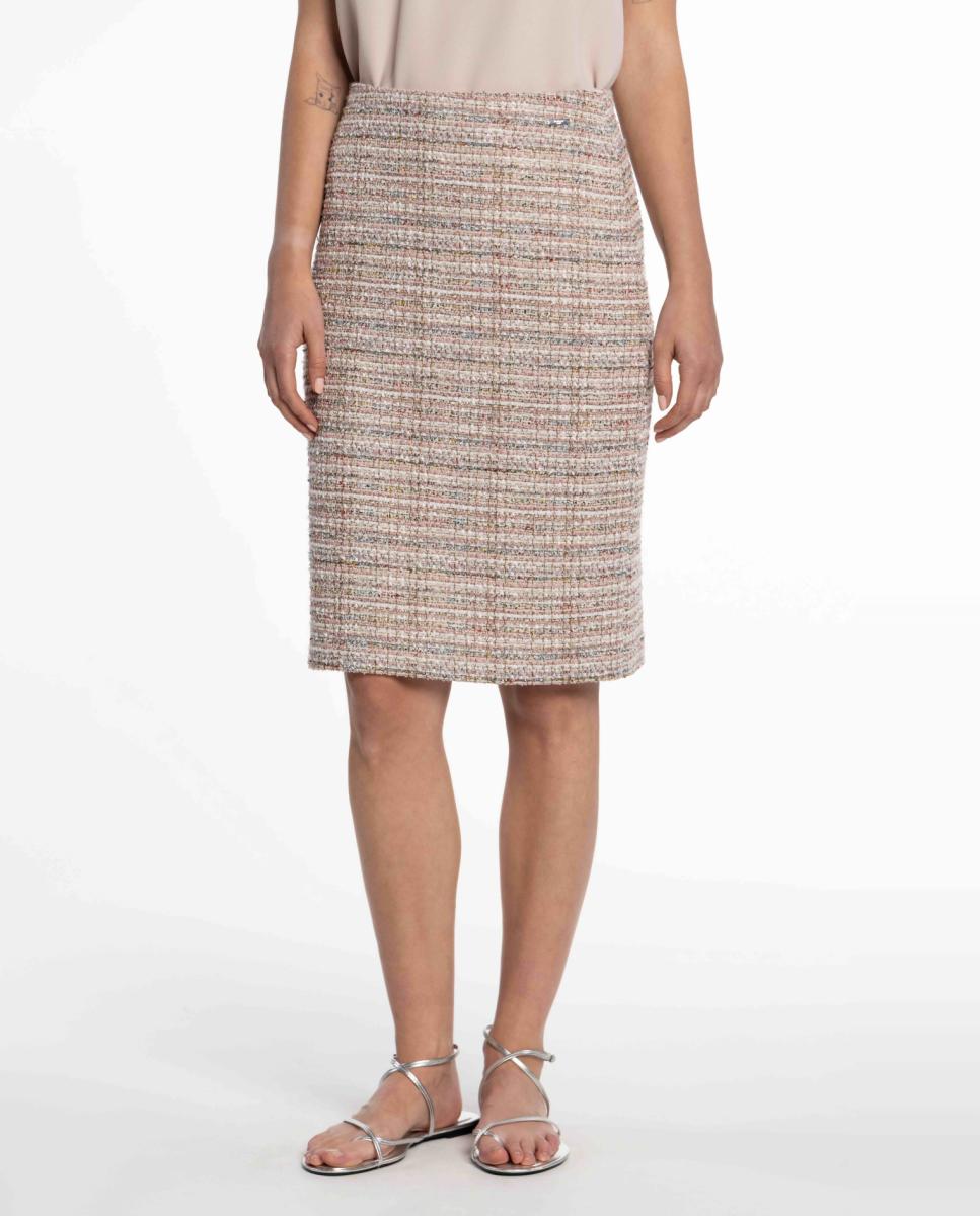 Imagem 0 de Saia de Tweed de Malha