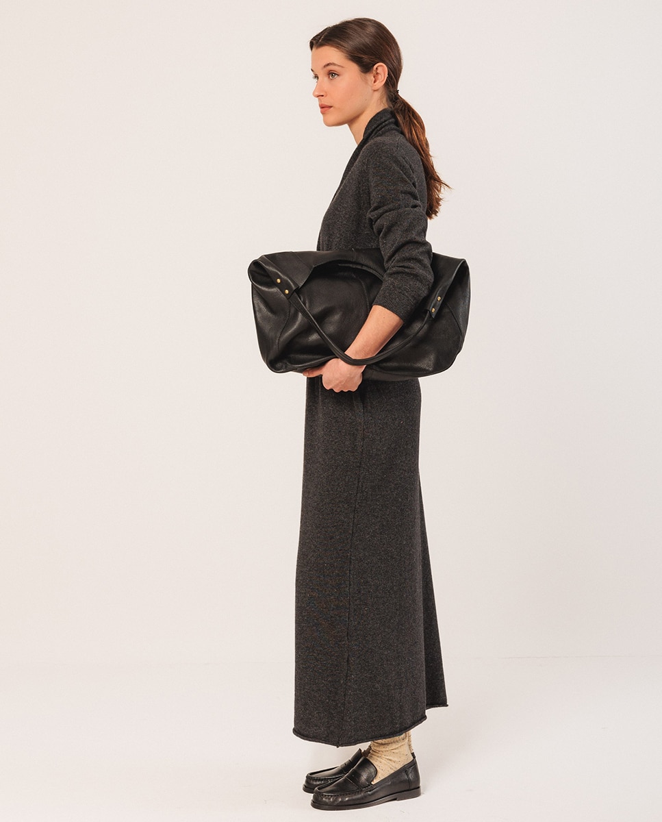 Imagem 0 de Vestido com manga comprida e decote em bico