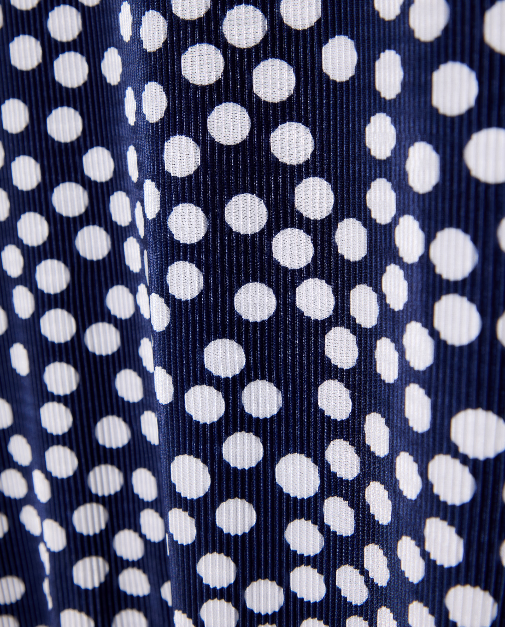 Vestido Estampado com Manga Curta Azul-marinho-5