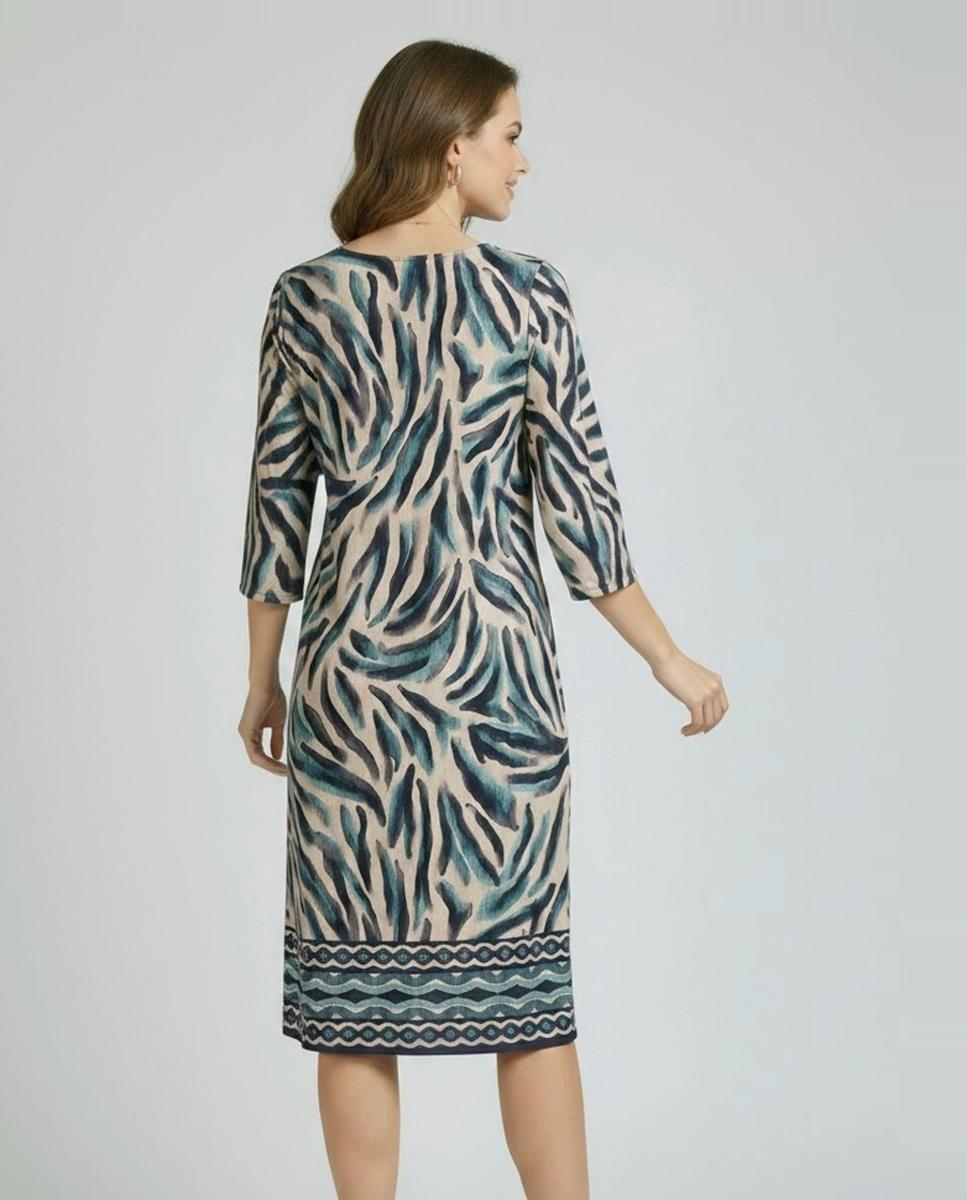 Vestido estampado Multicolor-2