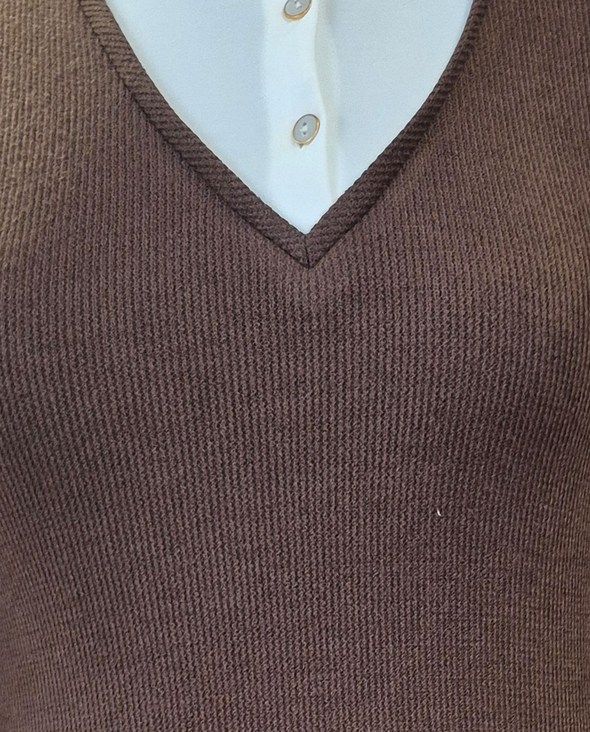 Imagen 3 de Vestido liso combinado - Zermatt - Marrón Marrón