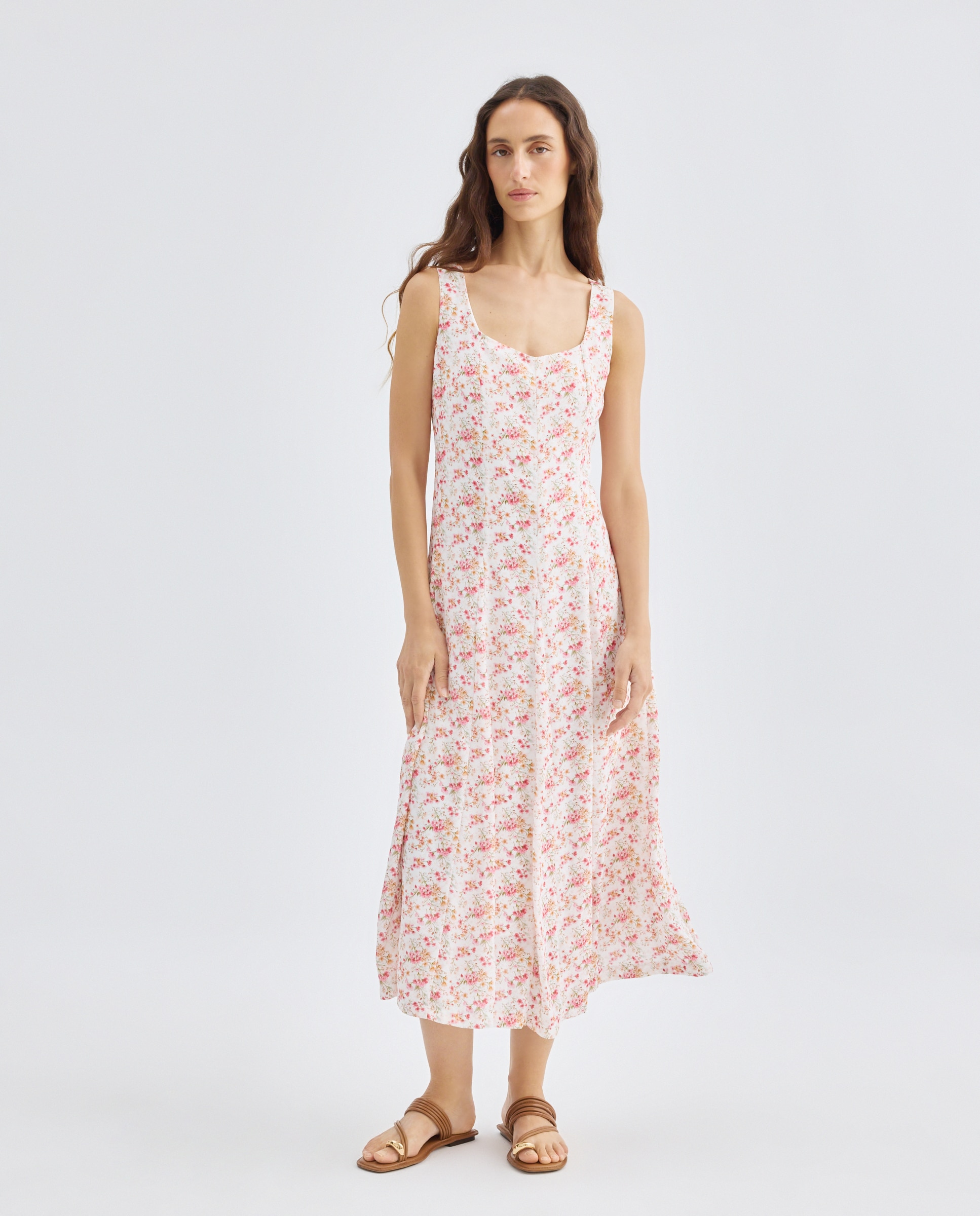 Imagem 0 de Vestido de alças estampado