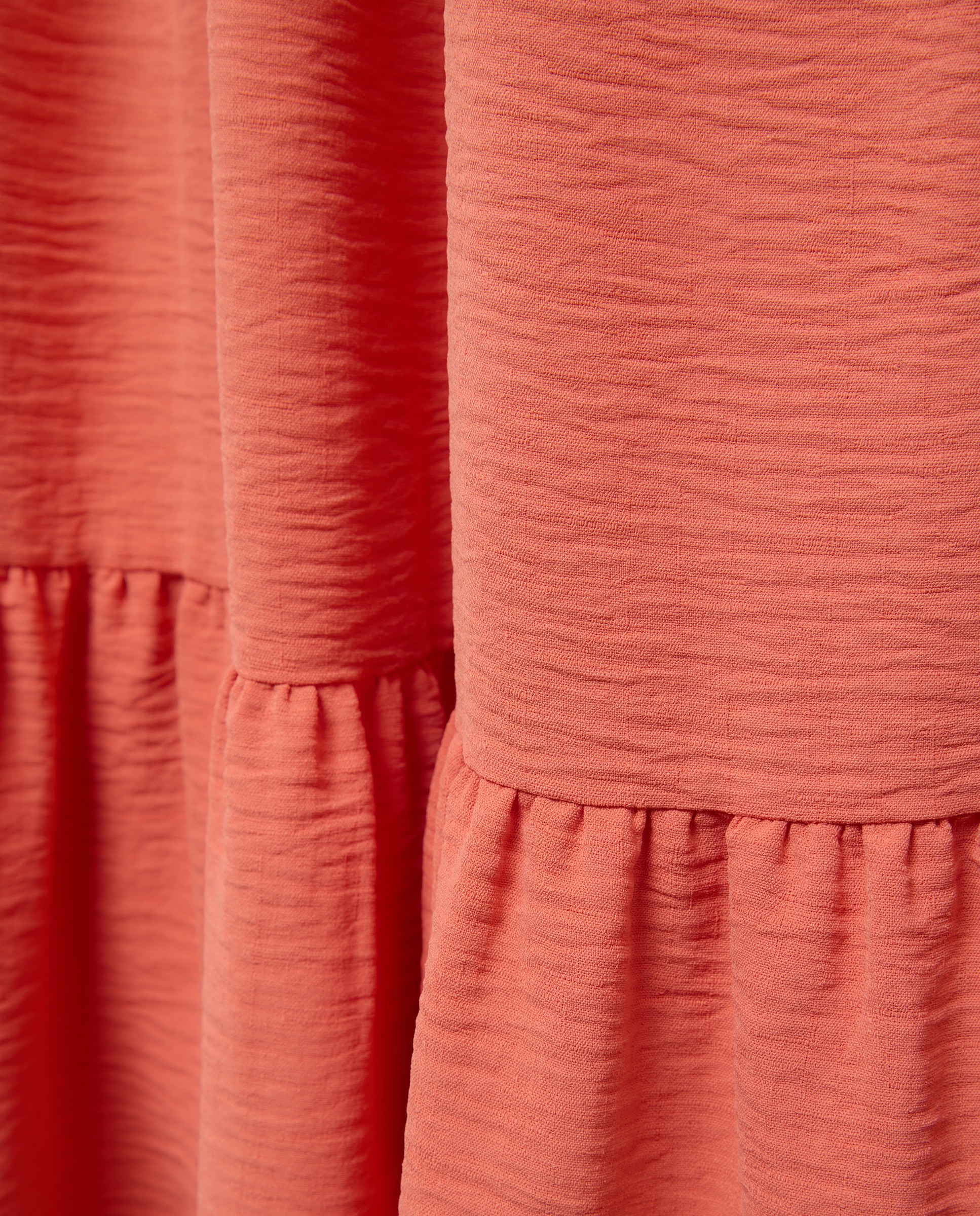 Vestido manga corta liso - Zermatt - Kaki Naranja-5
