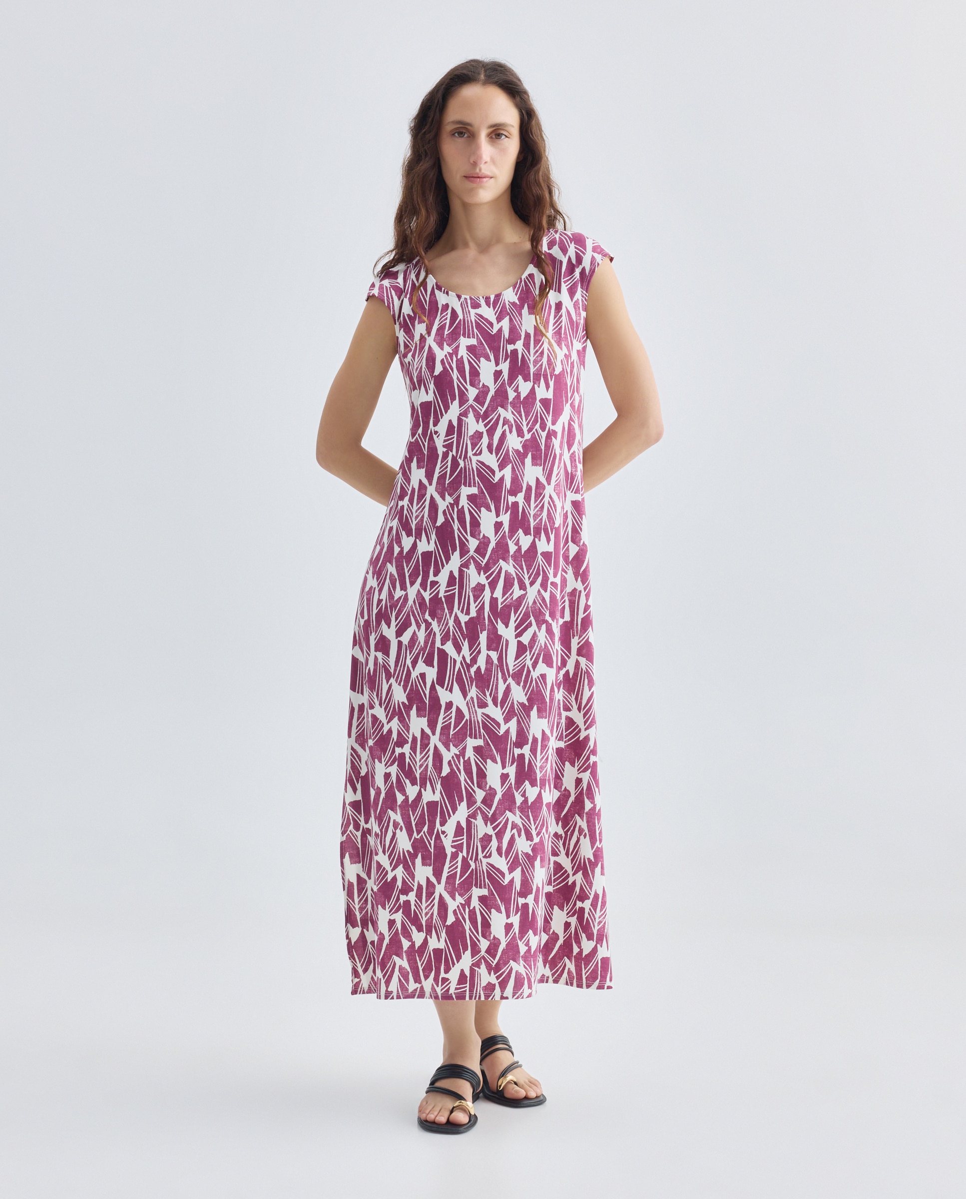 Imagem 0 de Vestido estampado sem mangas