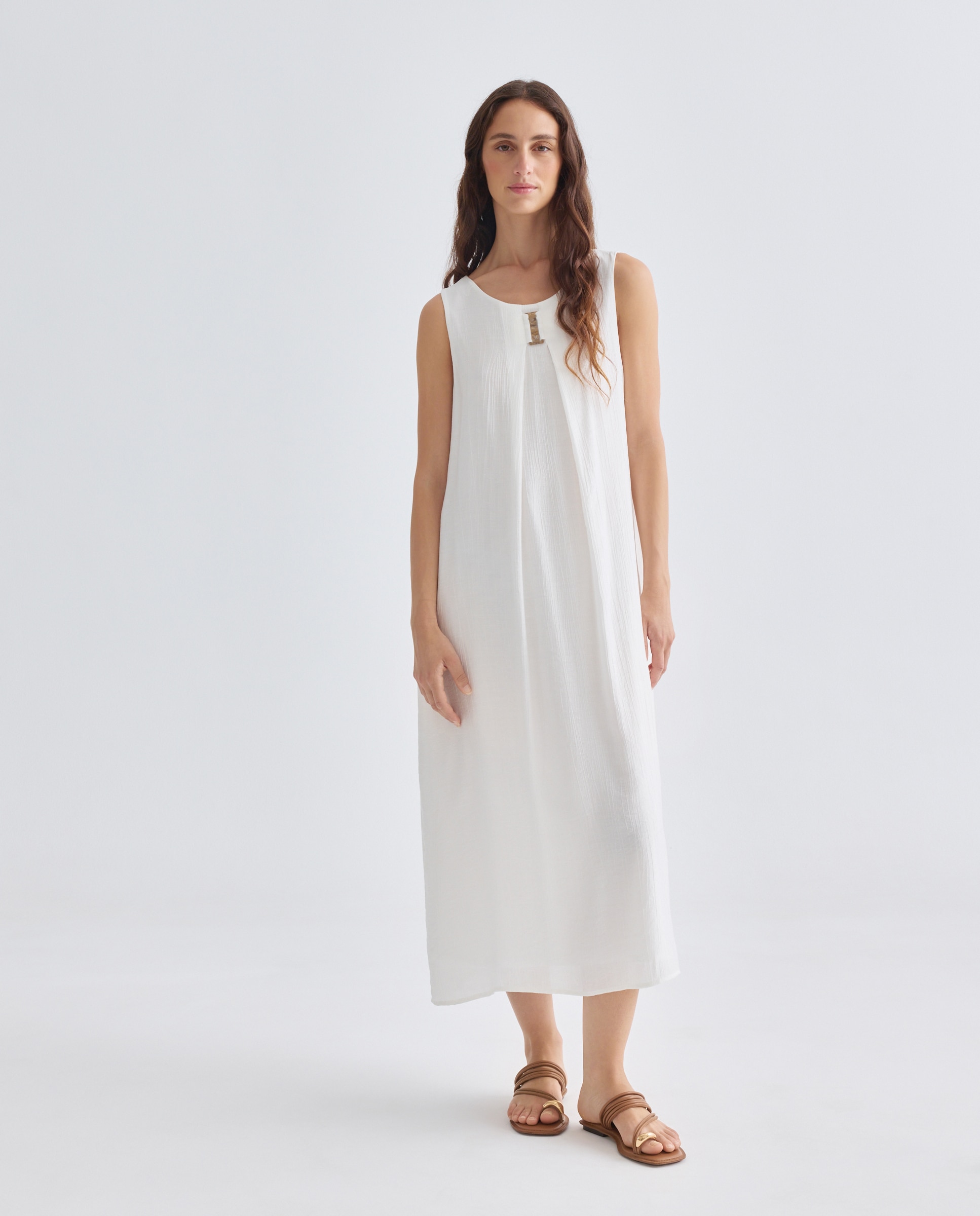 Imagem 0 de Vestido Liso sem Mangas