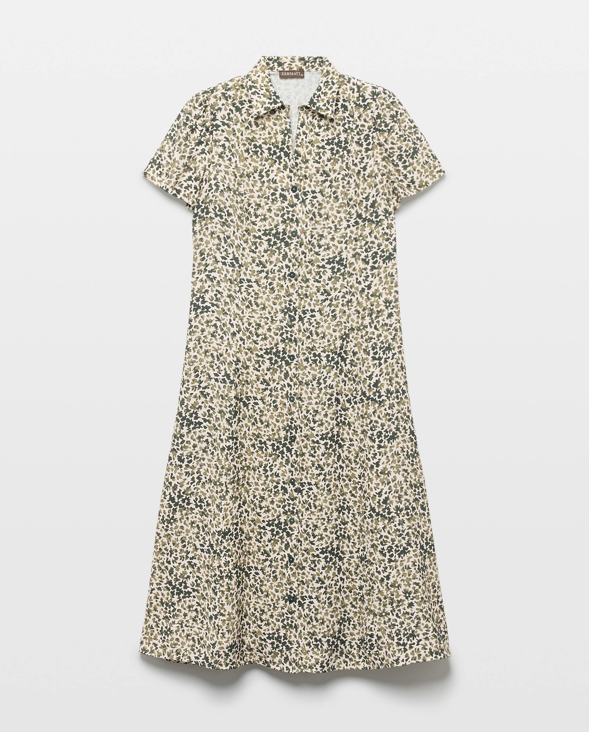 Imagem 0 de Vestido estampado de manga curta