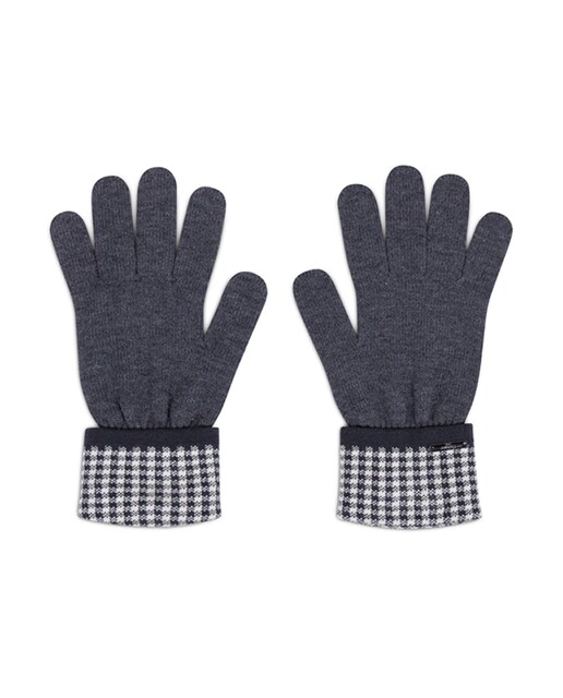 Imagem 0 de Luvas de Malha Jacquard com Vichy