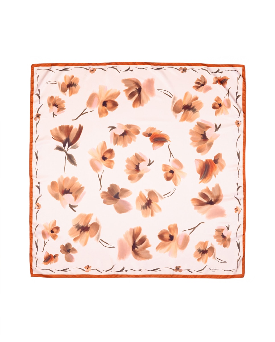 Carré "Cercle Floral" Rosa-claro-1