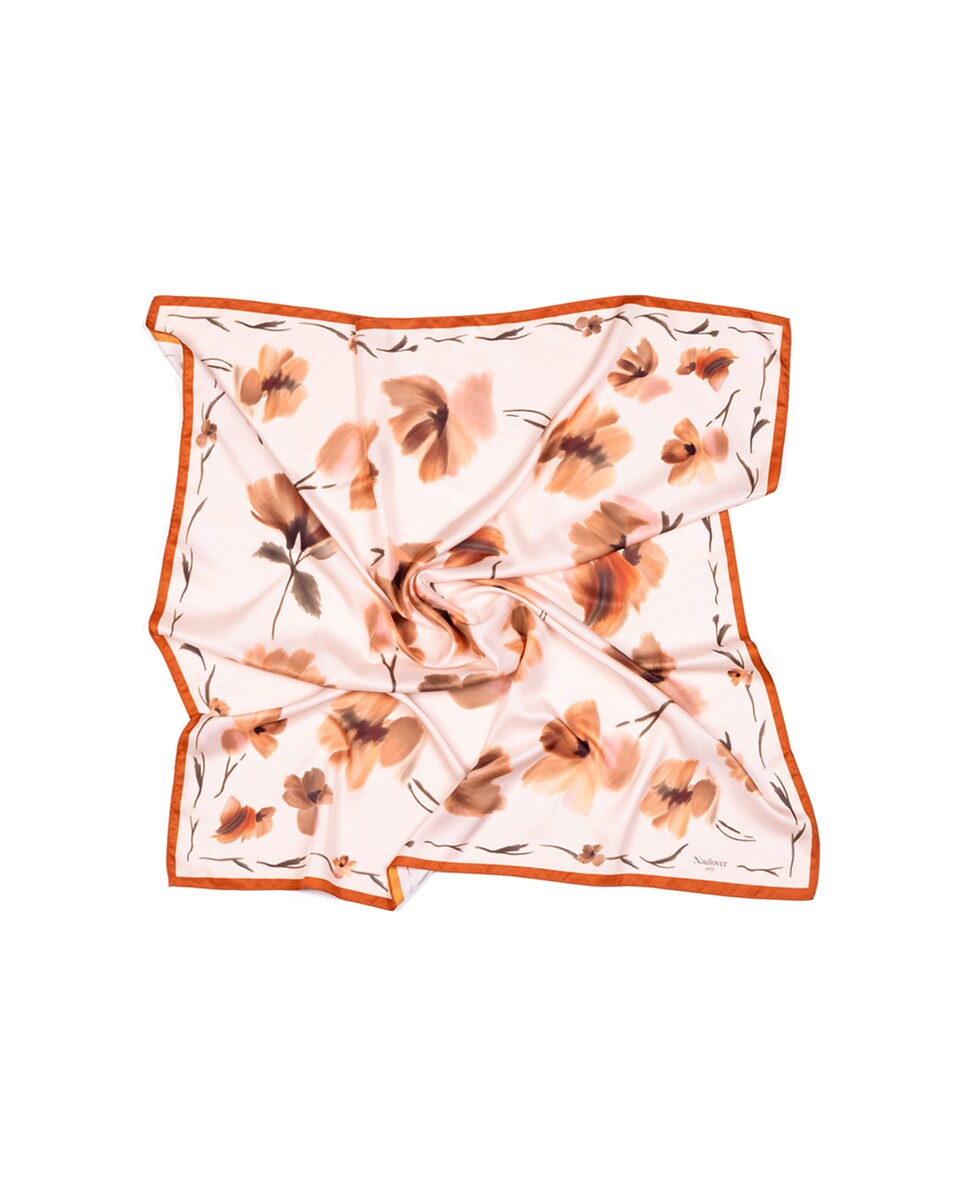 Carré "Cercle Floral" Rosa-claro-2