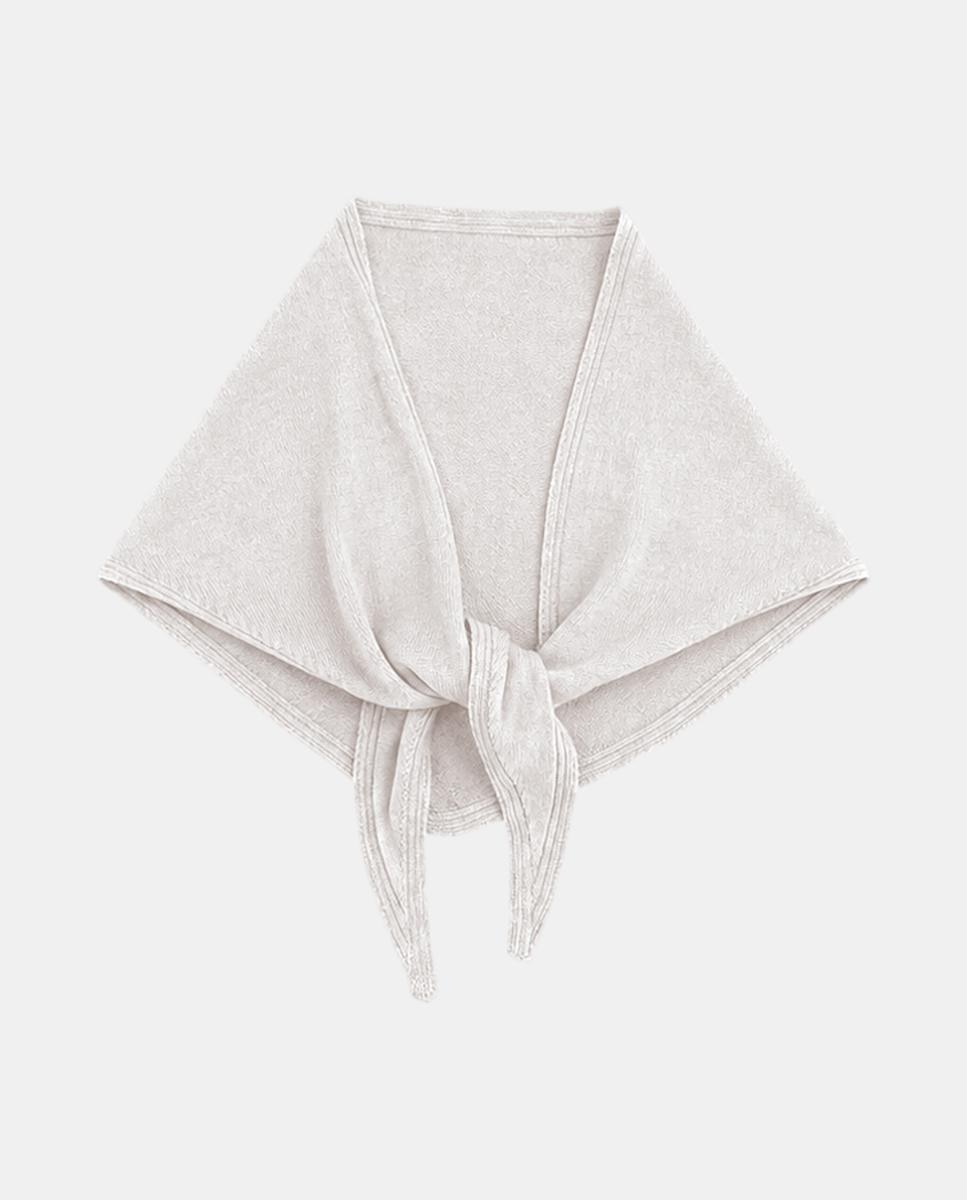 Pañuelo de mujer punto lana - Escorpion - Crudo Crudo-1