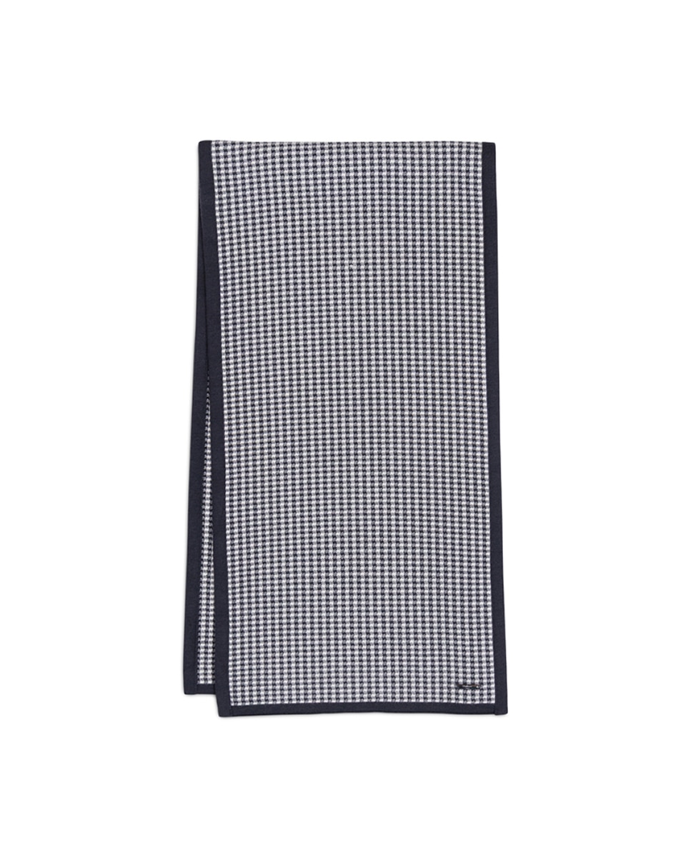 Imagem 0 de Cachecol de Malha Jacquard com Vichy