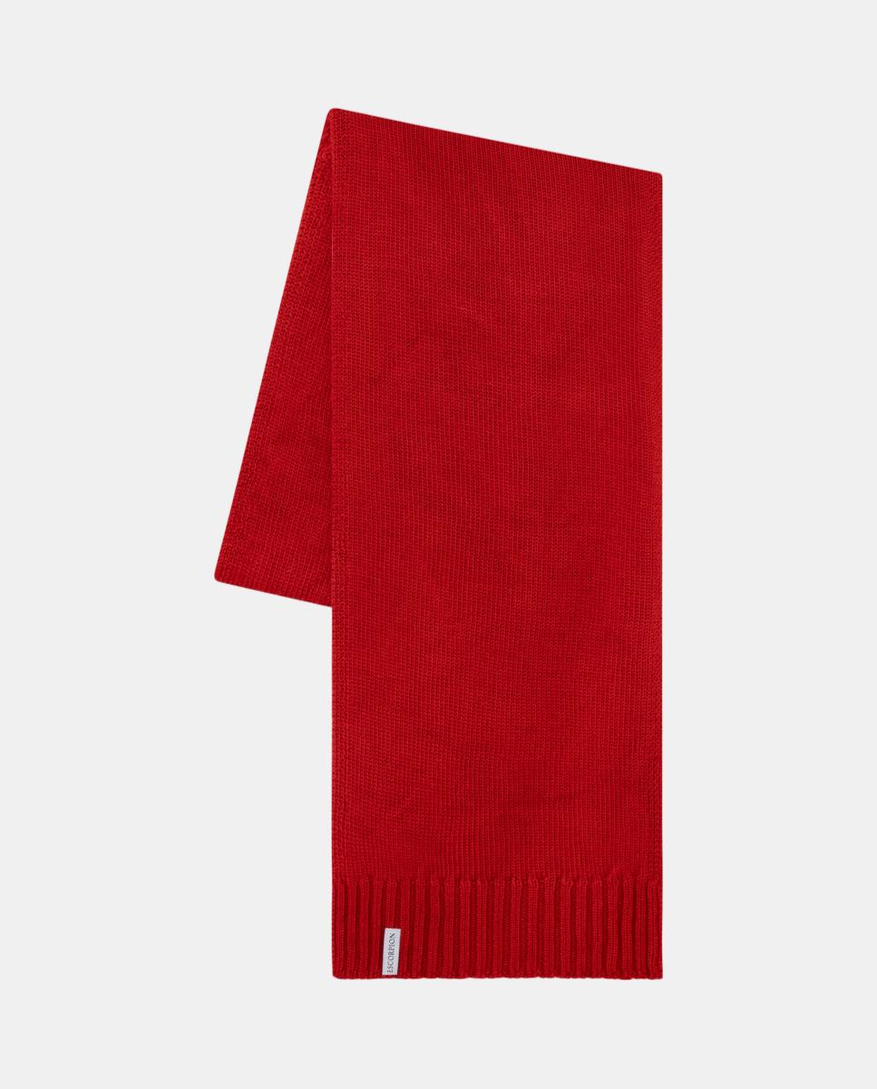 Imagen 0 de Bufanda de mujer punto gruesa Rojo