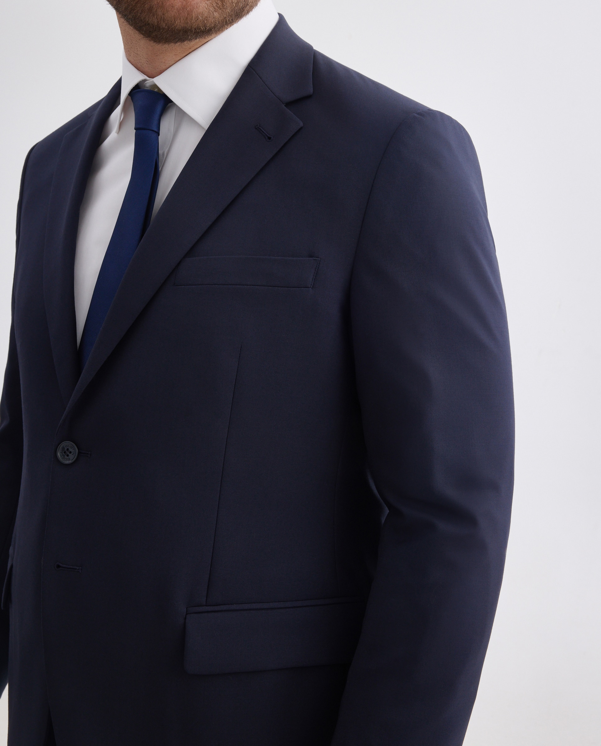 Chaqueta separate de tallas grandes hombre slim lavable - Dustin - Azul marino Azul marino-4