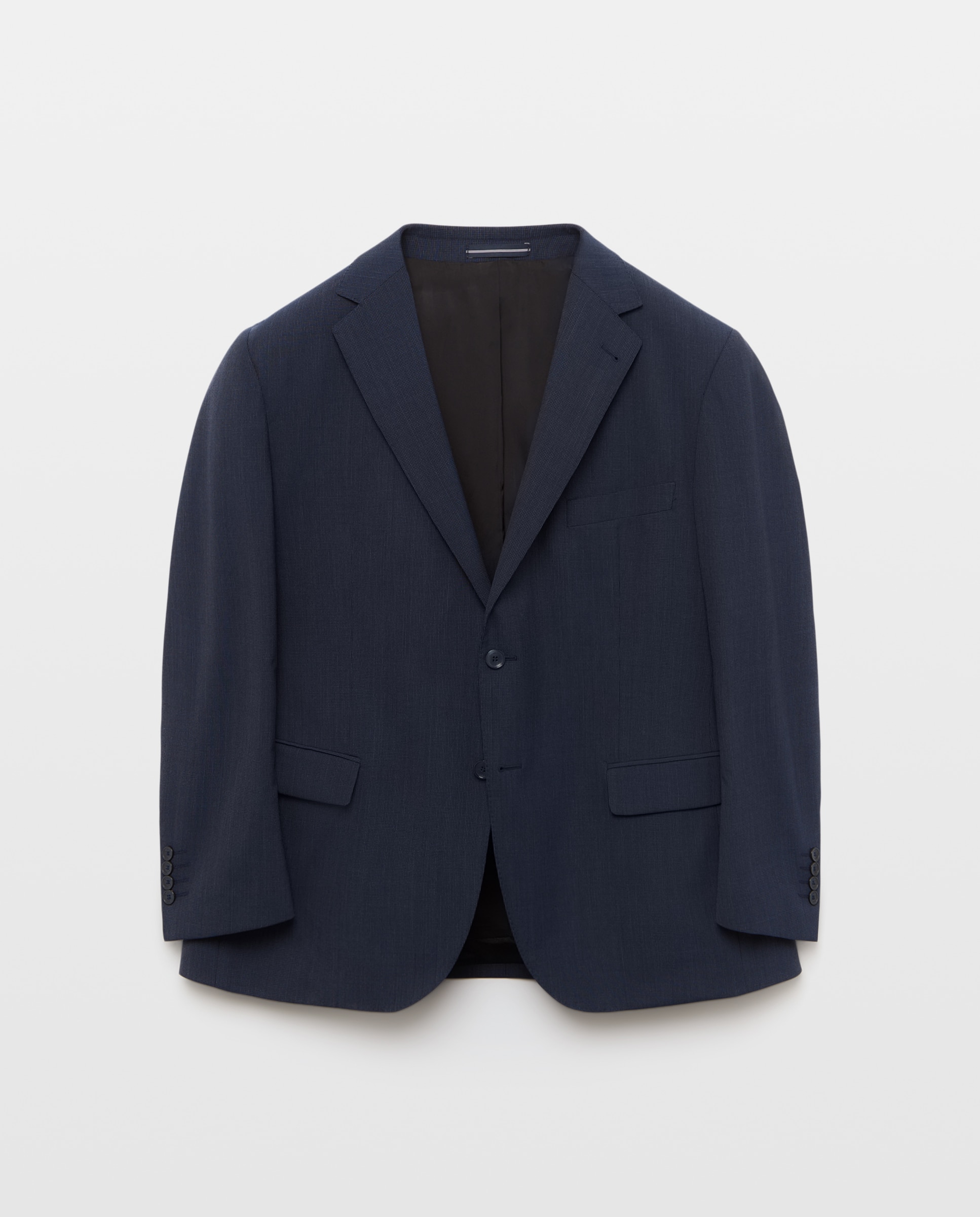 Chaqueta traje hombre separate regular microdibujo pata de gallo. - Dustin - Azul marino Azul marino-3