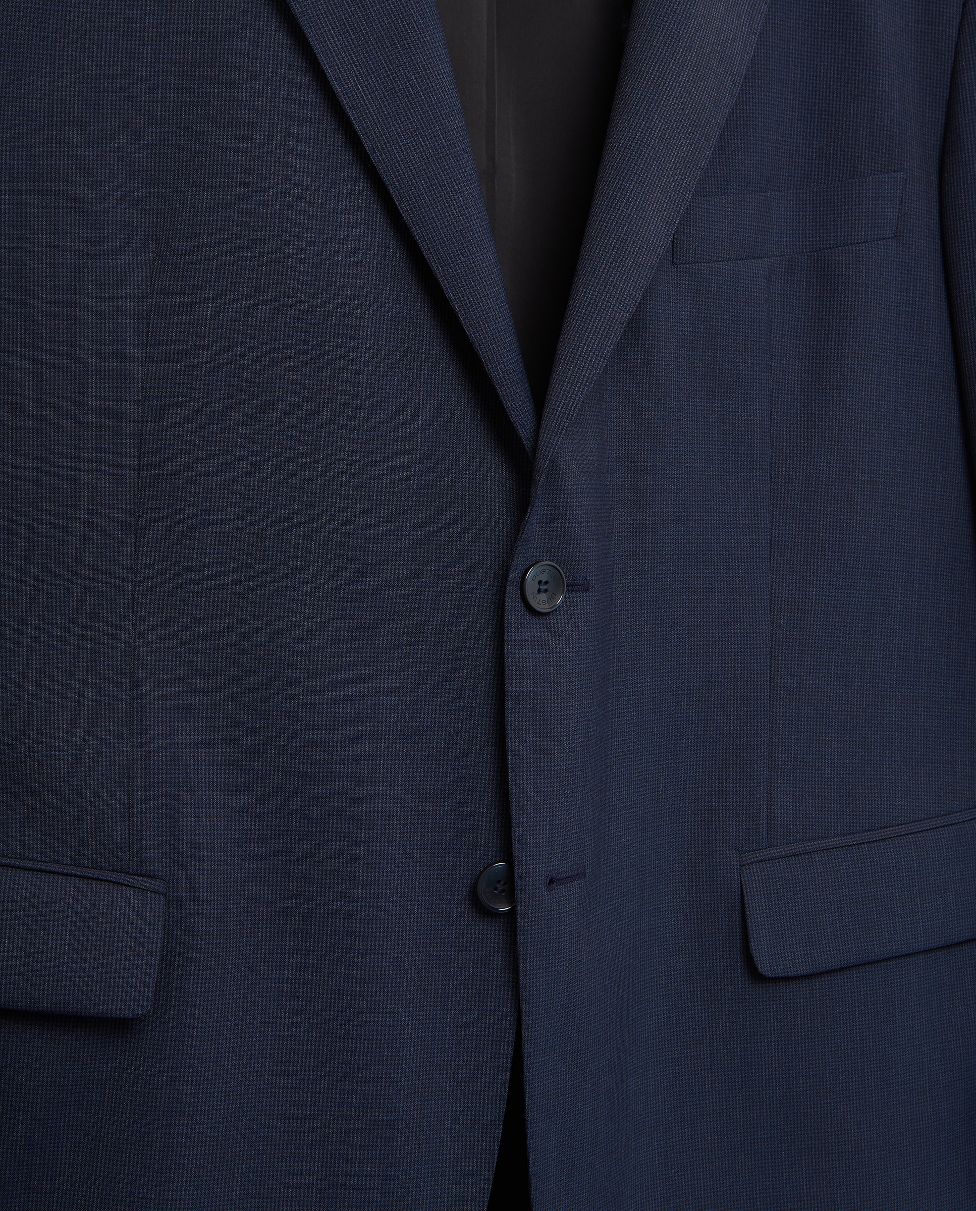 Chaqueta traje hombre separate regular microdibujo pata de gallo. - Dustin - Azul marino Azul marino-4