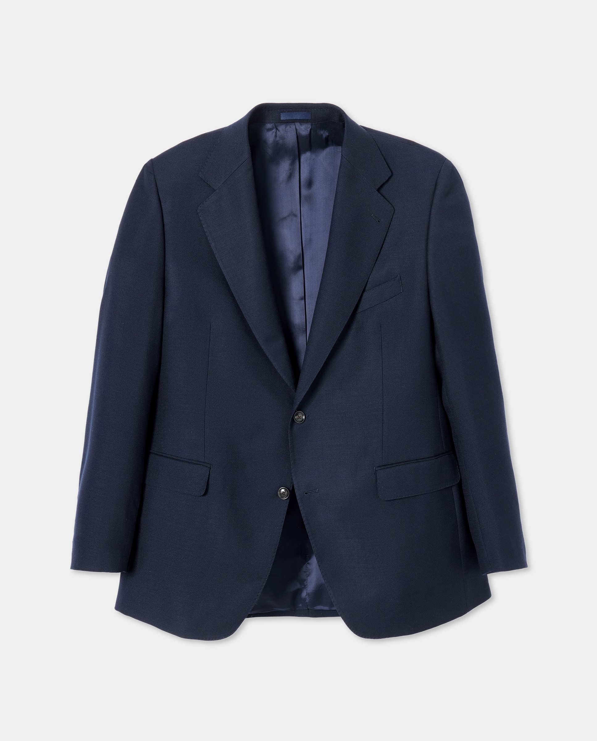 Blazer com Estrutura Tamanhos Grandes Azul-5