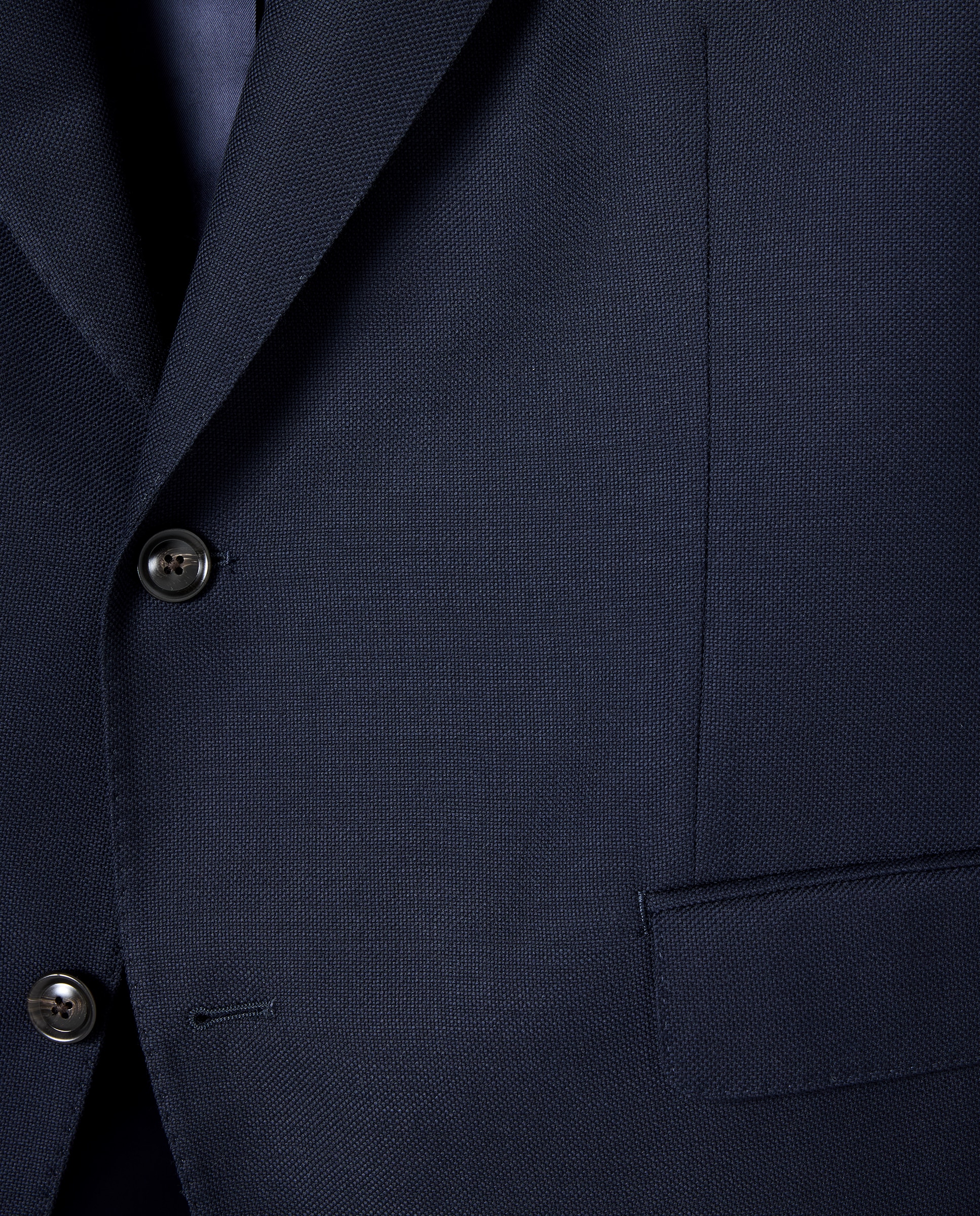Blazer com Estrutura Tamanhos Grandes Azul-6