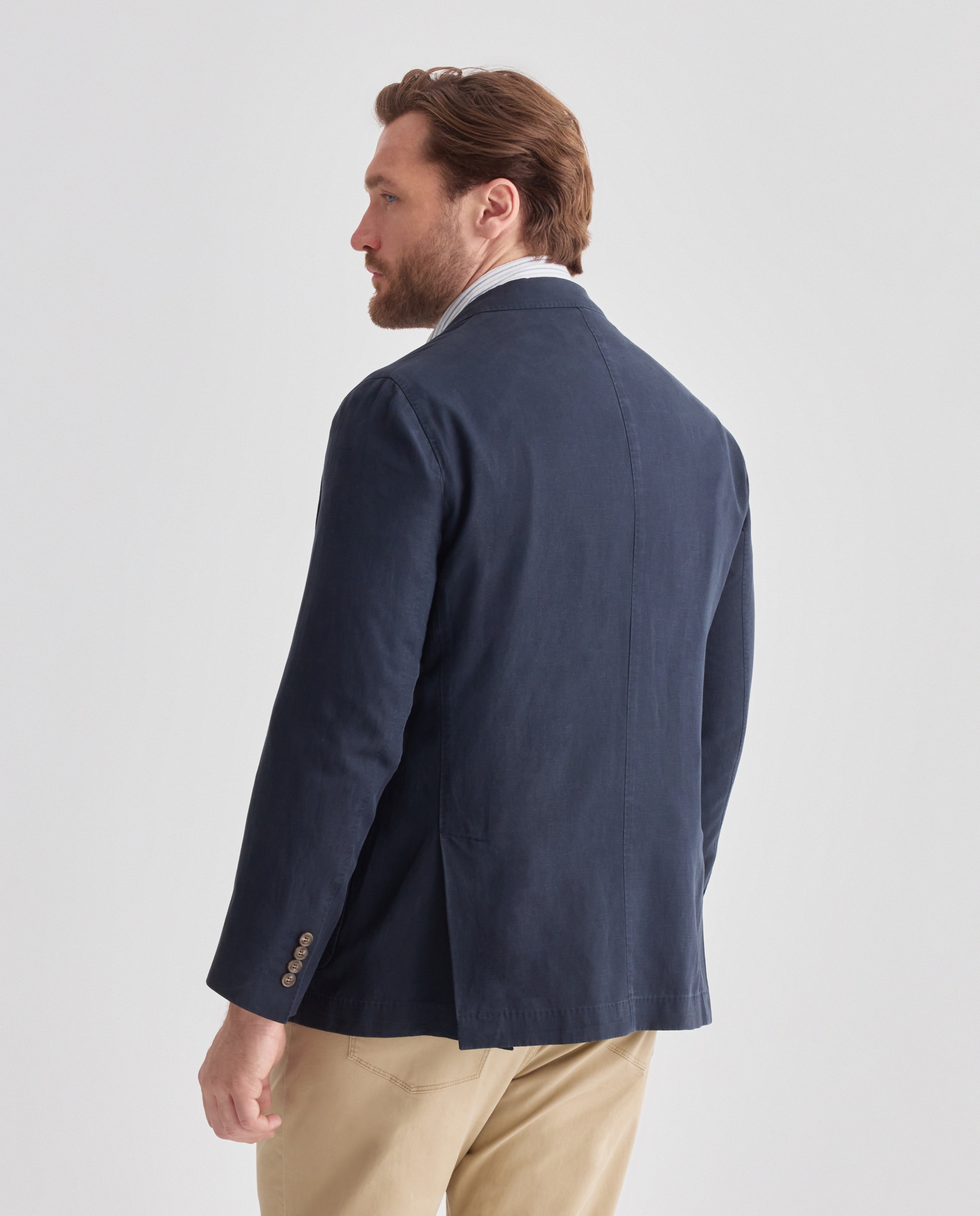 Chaqueta de hombre de algodón. - Dustin - Azul marino Azul marino-3