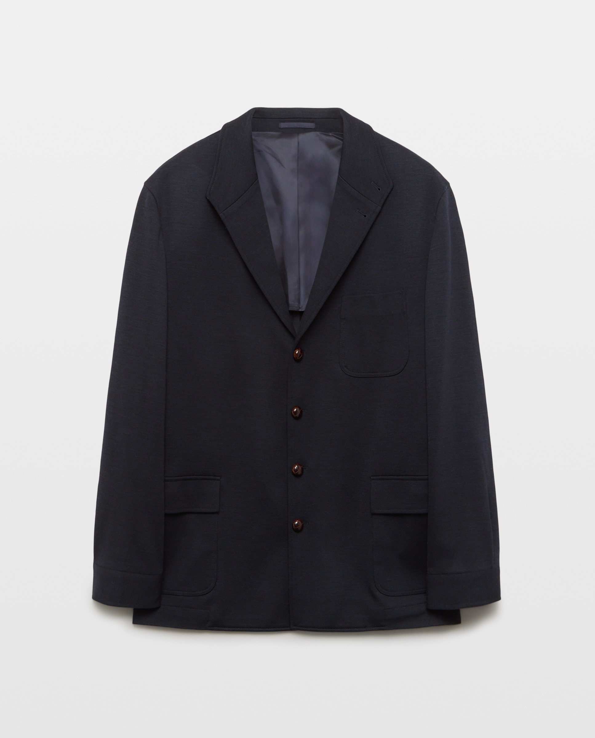 Chaqueta teba 100% lana hombre tallas grandes - Emidio Tucci - Azul marino Azul marino-1