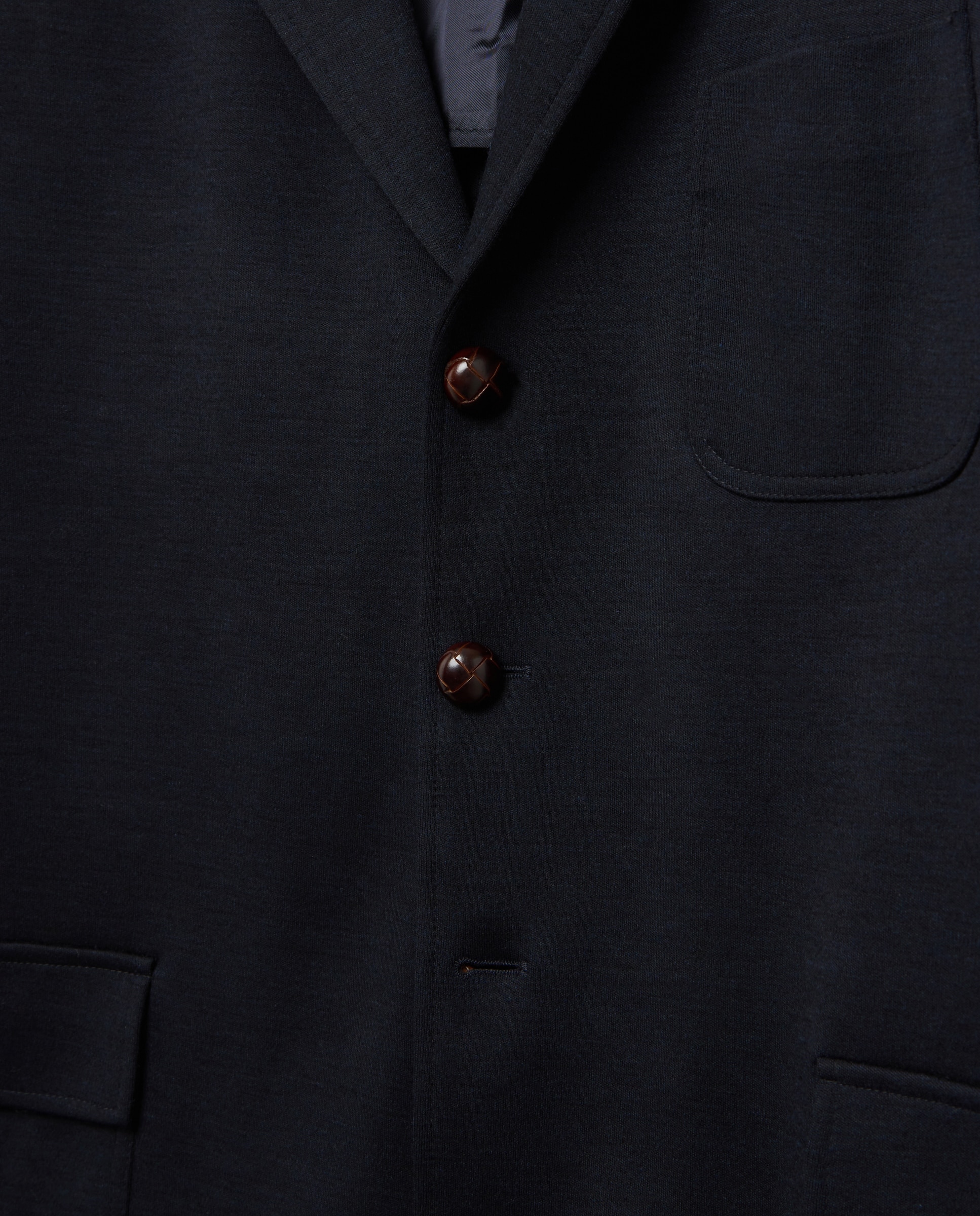 Chaqueta teba 100% lana hombre tallas grandes - Emidio Tucci - Azul marino Azul marino-2